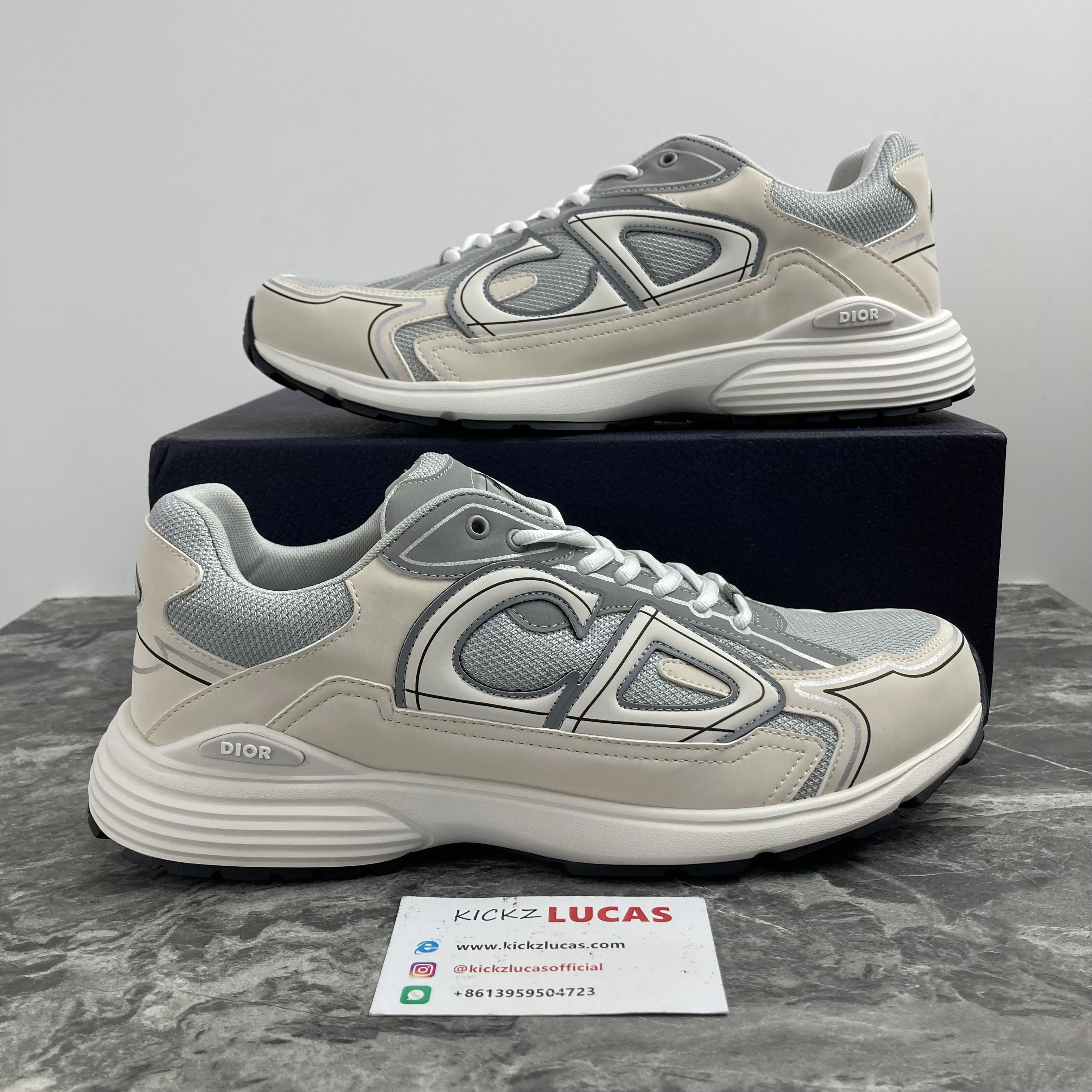 Breathable Men Women D*ior Top Sneakers B30 RR230412- 5727