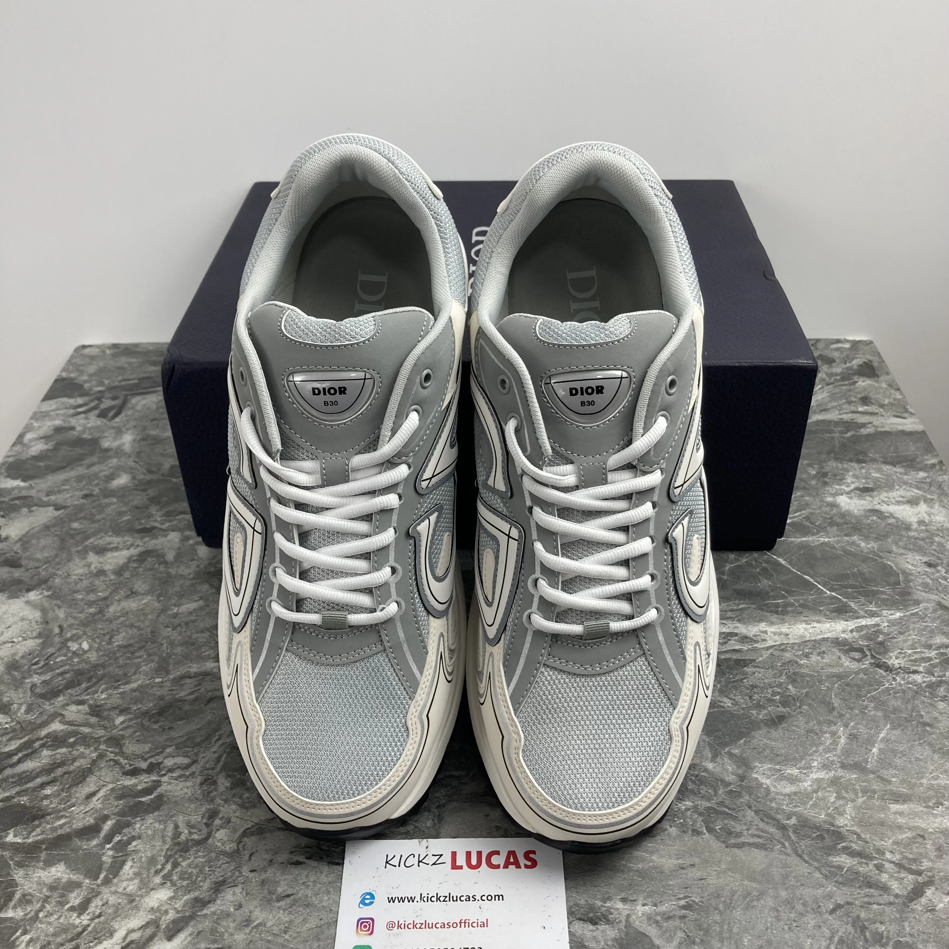 Breathable Men Women D*ior Top Sneakers B30 RR230412- 5727