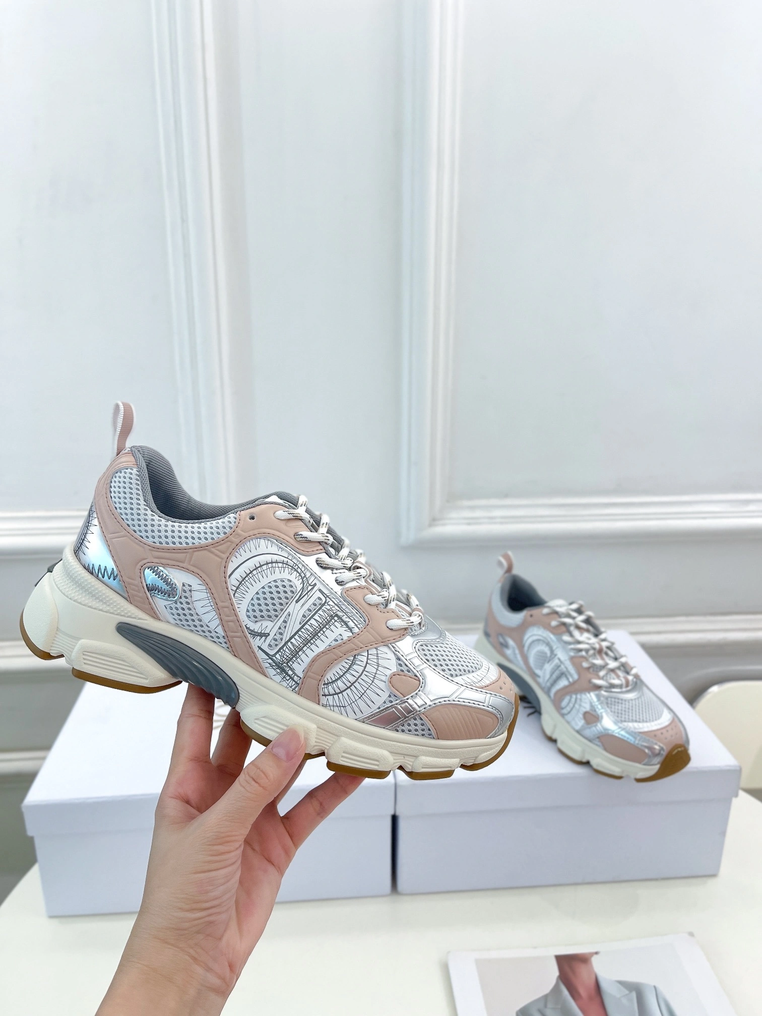 Durable Men Women D*ior Top Sneakers B30 ms 20240713- 5652