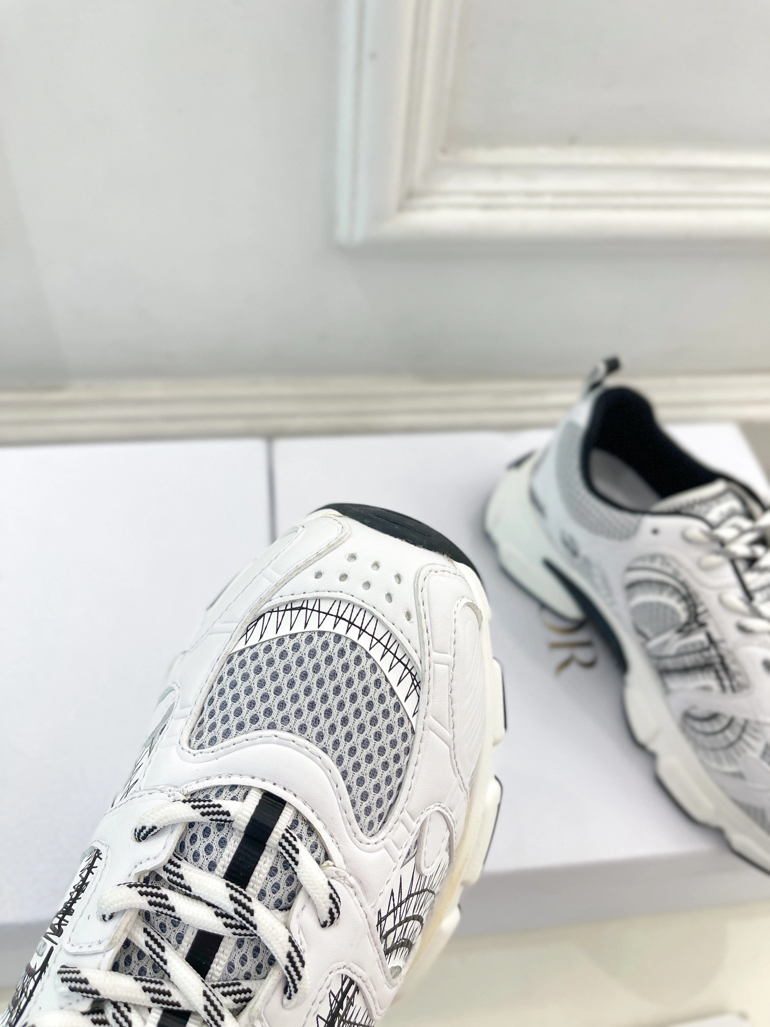 Upgraded Men Women D*ior Top Sneakers B30 ms 20240713- 5651