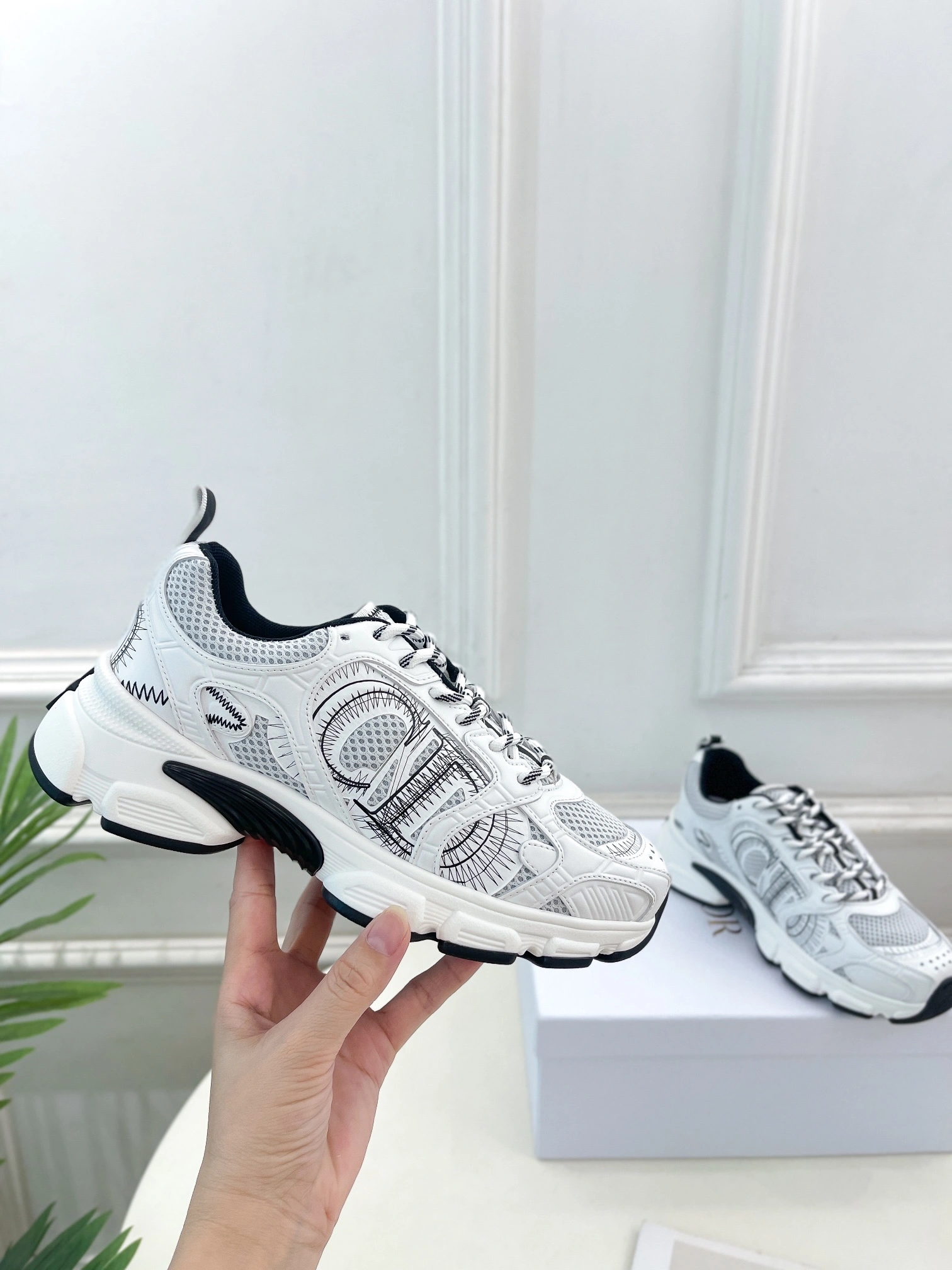 Upgraded Men Women D*ior Top Sneakers B30 ms 20240713- 5651