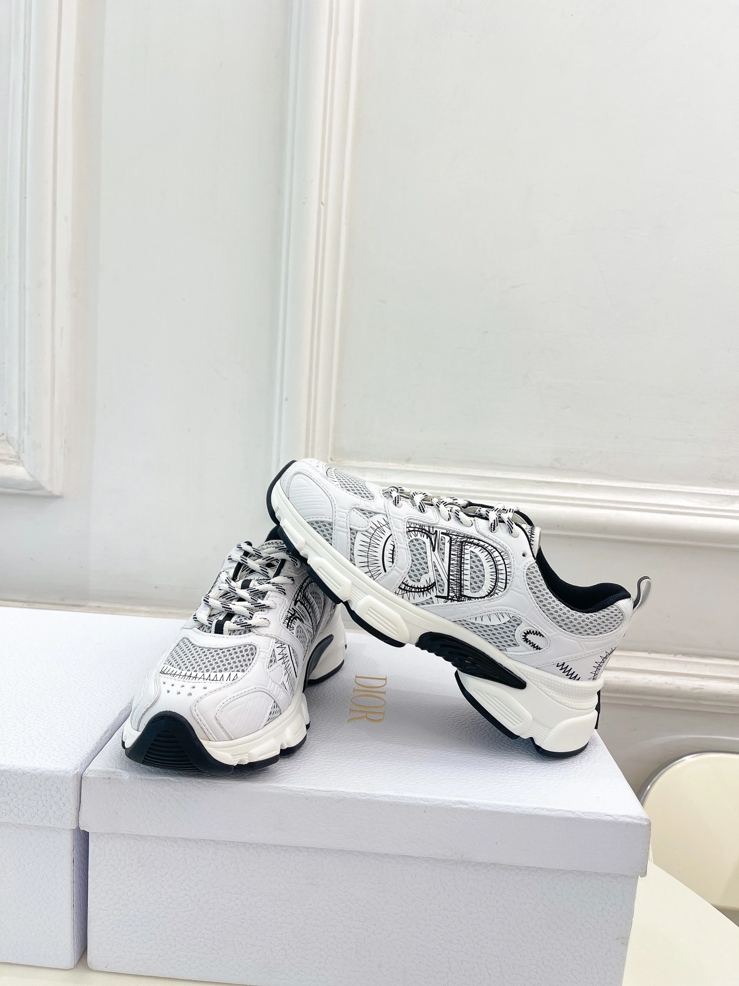 Upgraded Men Women D*ior Top Sneakers B30 ms 20240713- 5651