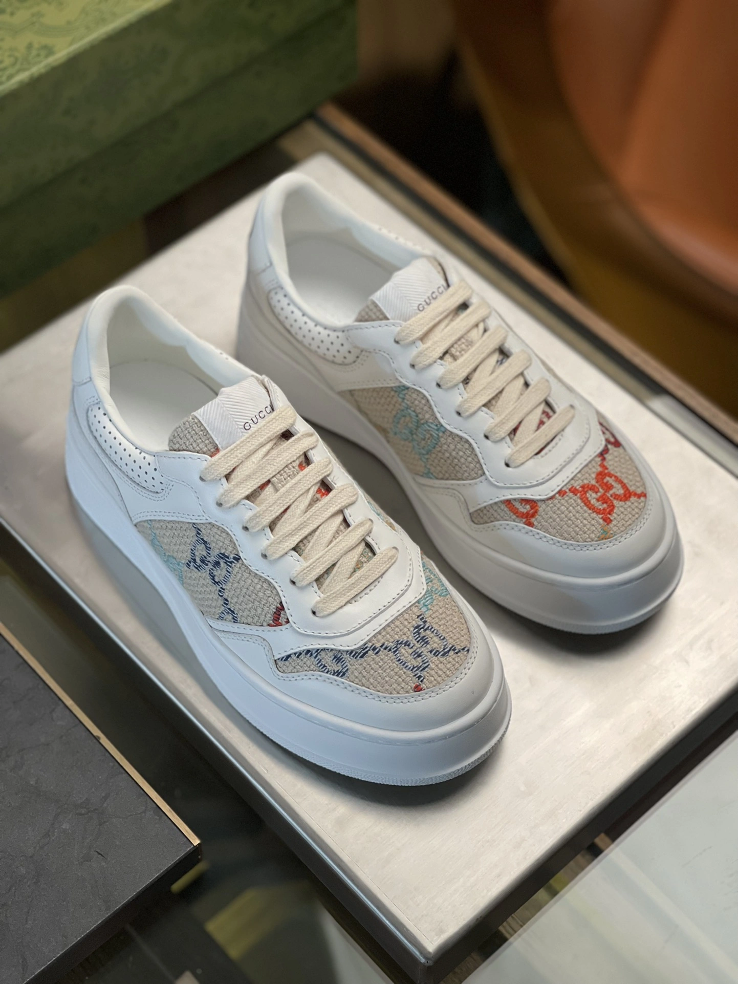 WellDesigned Men Women G*ucci GG Top Sneaker RR230407- 3450