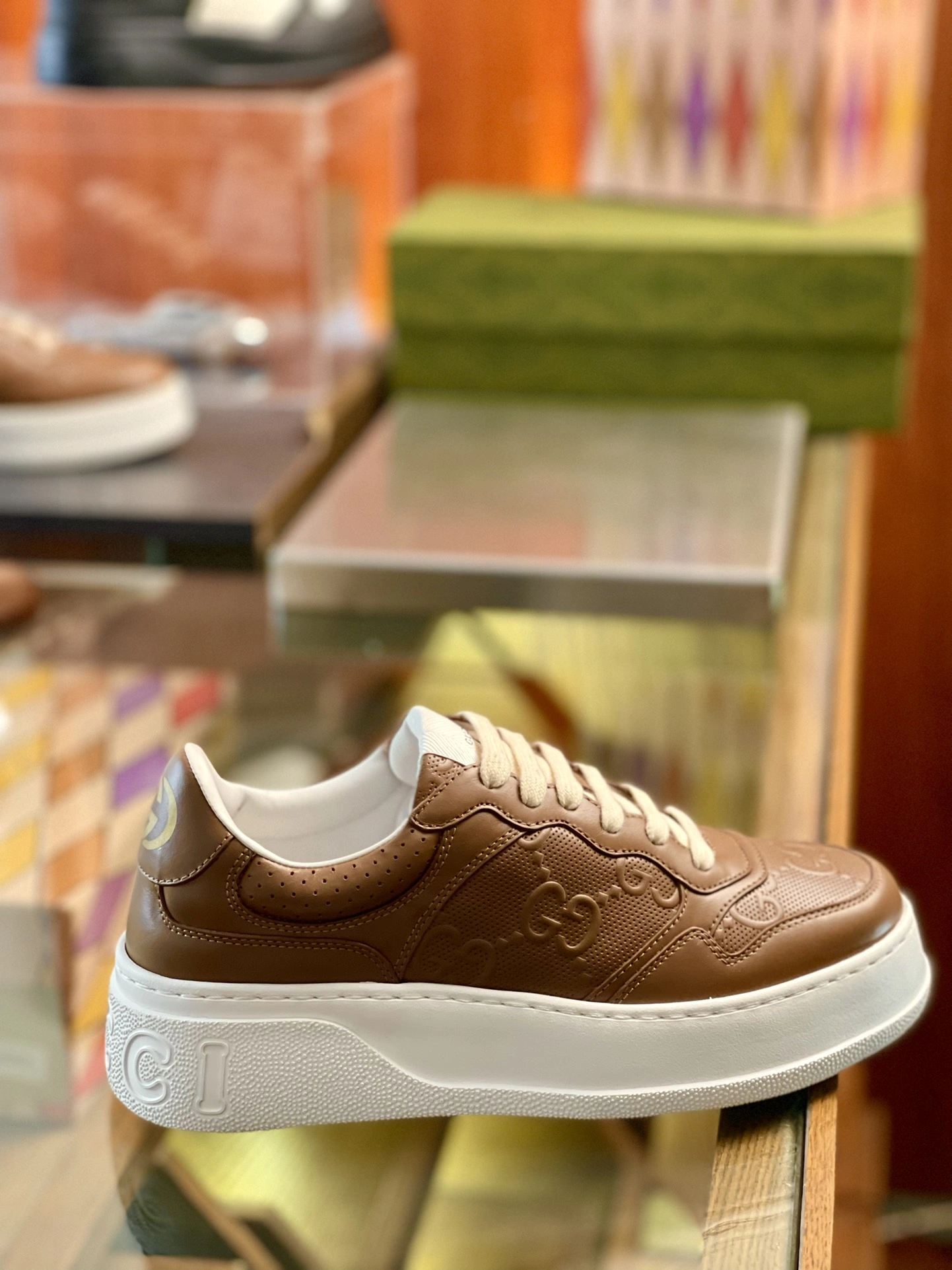 Men Women G*ucci GG Top Sneaker RR Sustainable 3452