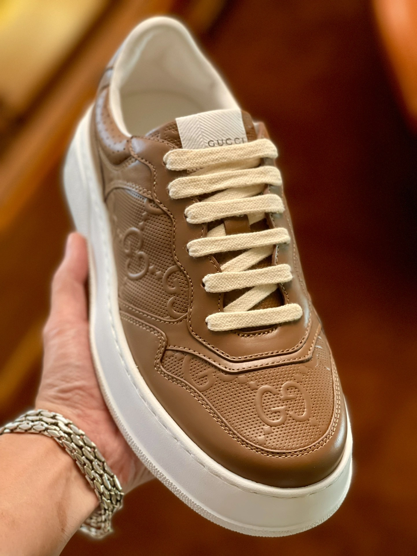 Men Women G*ucci GG Top Sneaker RR Sustainable 3452