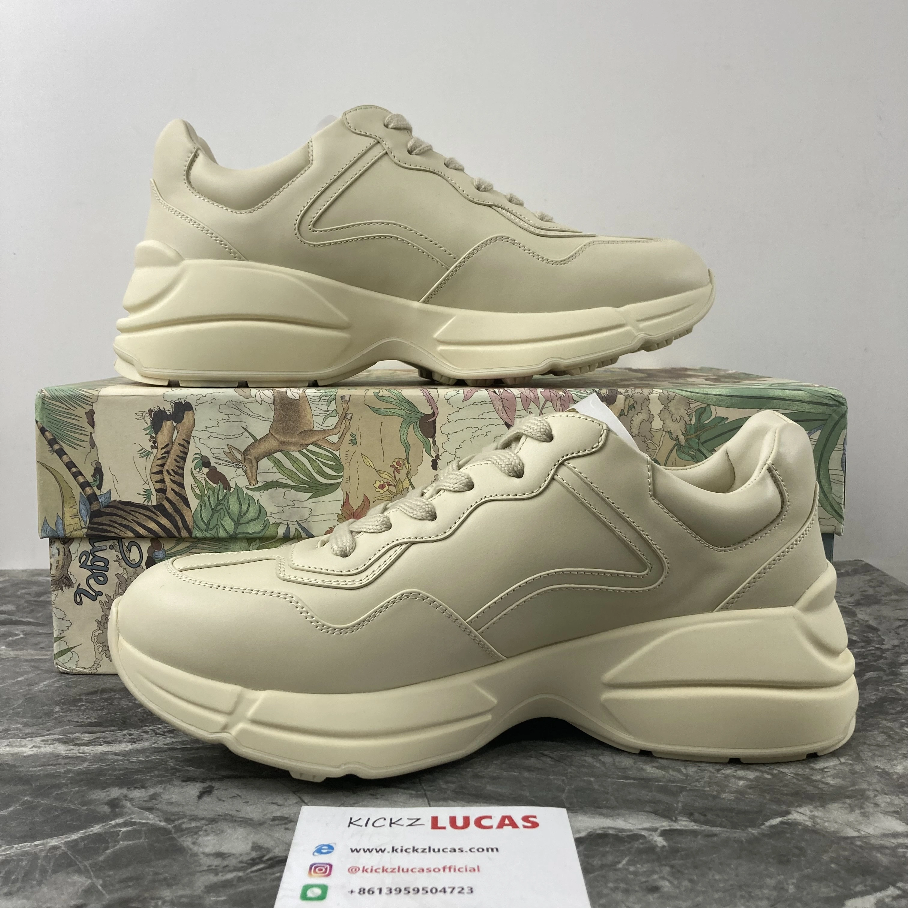Men Women G*ucci Rhyton Top quality Sneaker KK221026- Seasonal 3463