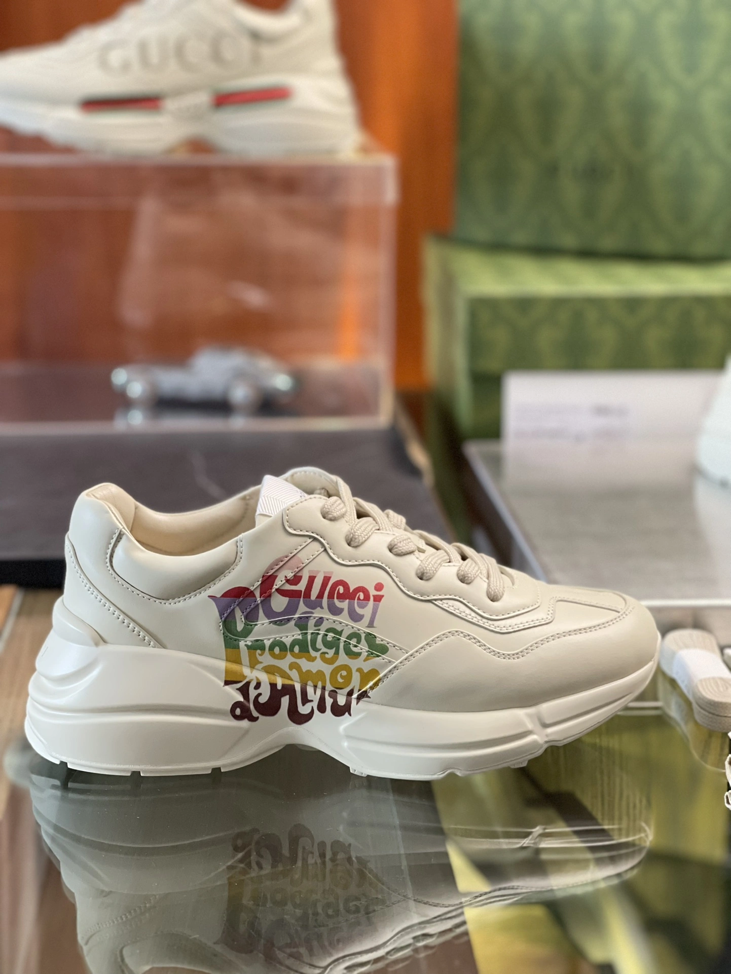 Men Women G*ucci Rhyton Top quality Sneaker RR230407- Cozy 3441