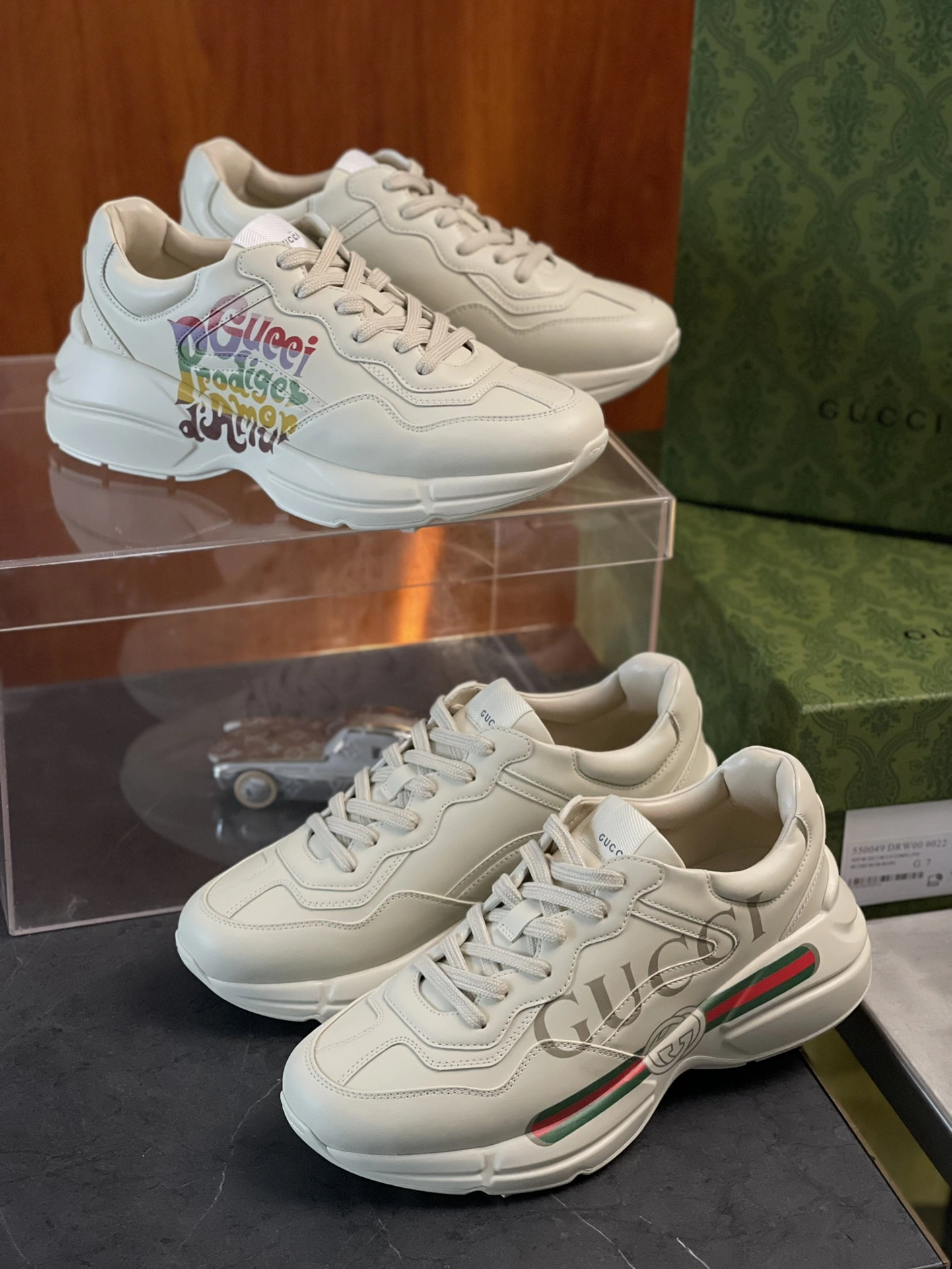 Men Women G*ucci Rhyton Top quality Sneaker RR230407- Cozy 3441