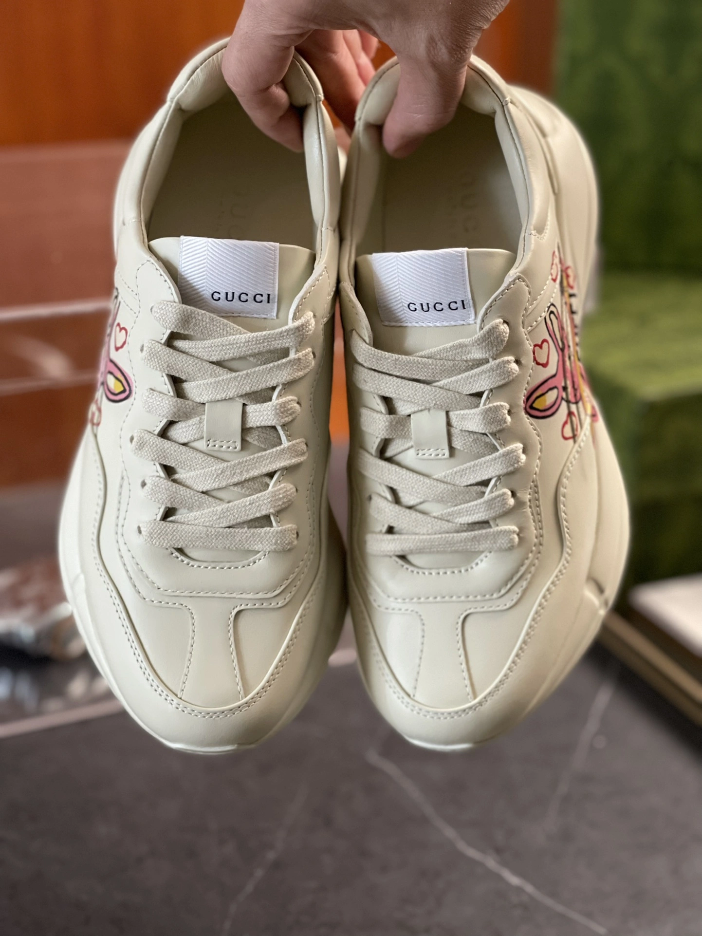Men Women G*ucci Rhyton Top quality Sneaker RR230407- FlexibleFit 3440