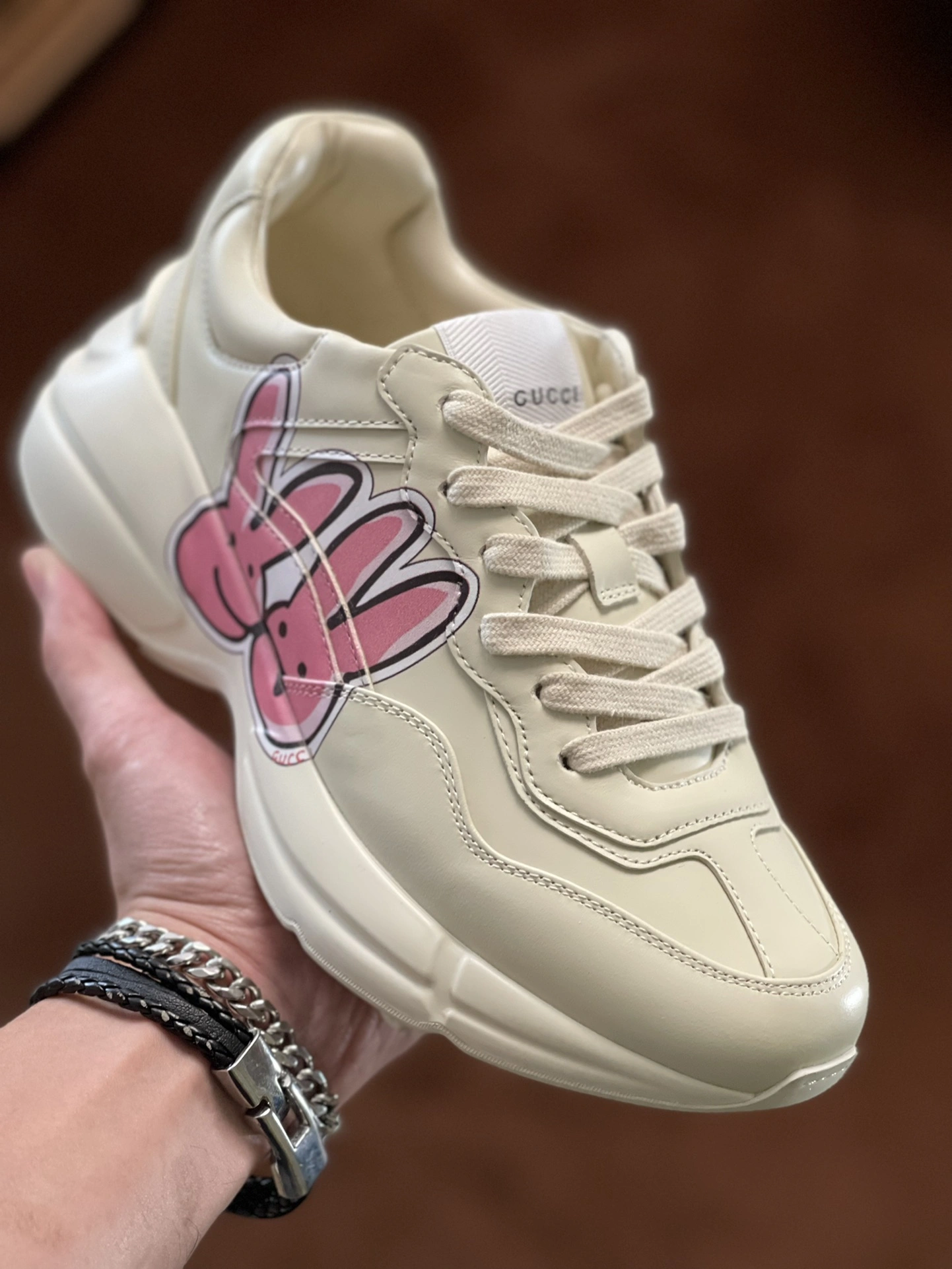Breathable Men Women G*ucci Rhyton Top quality Sneaker RR230407- 3439