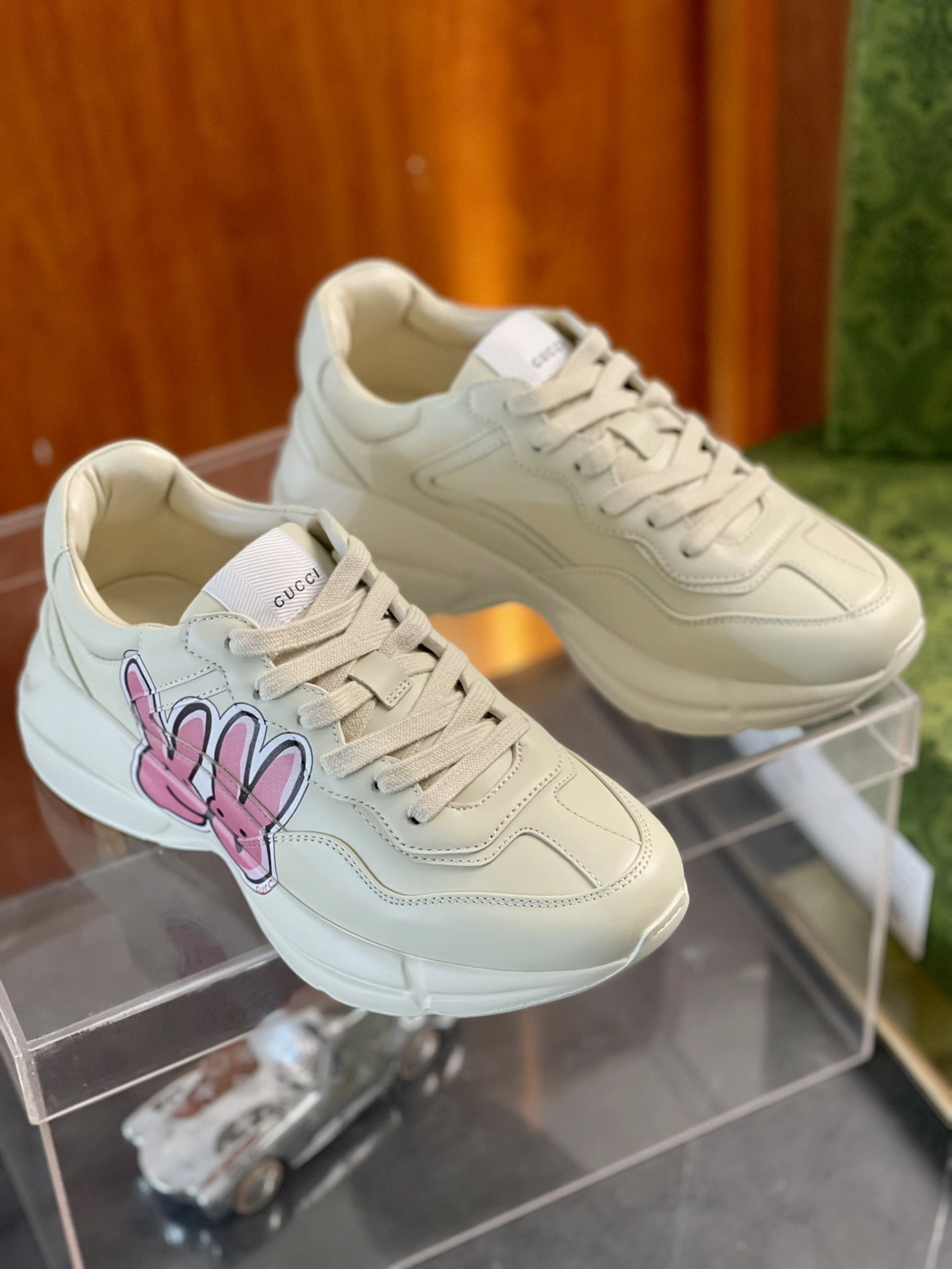 Breathable Men Women G*ucci Rhyton Top quality Sneaker RR230407- 3439