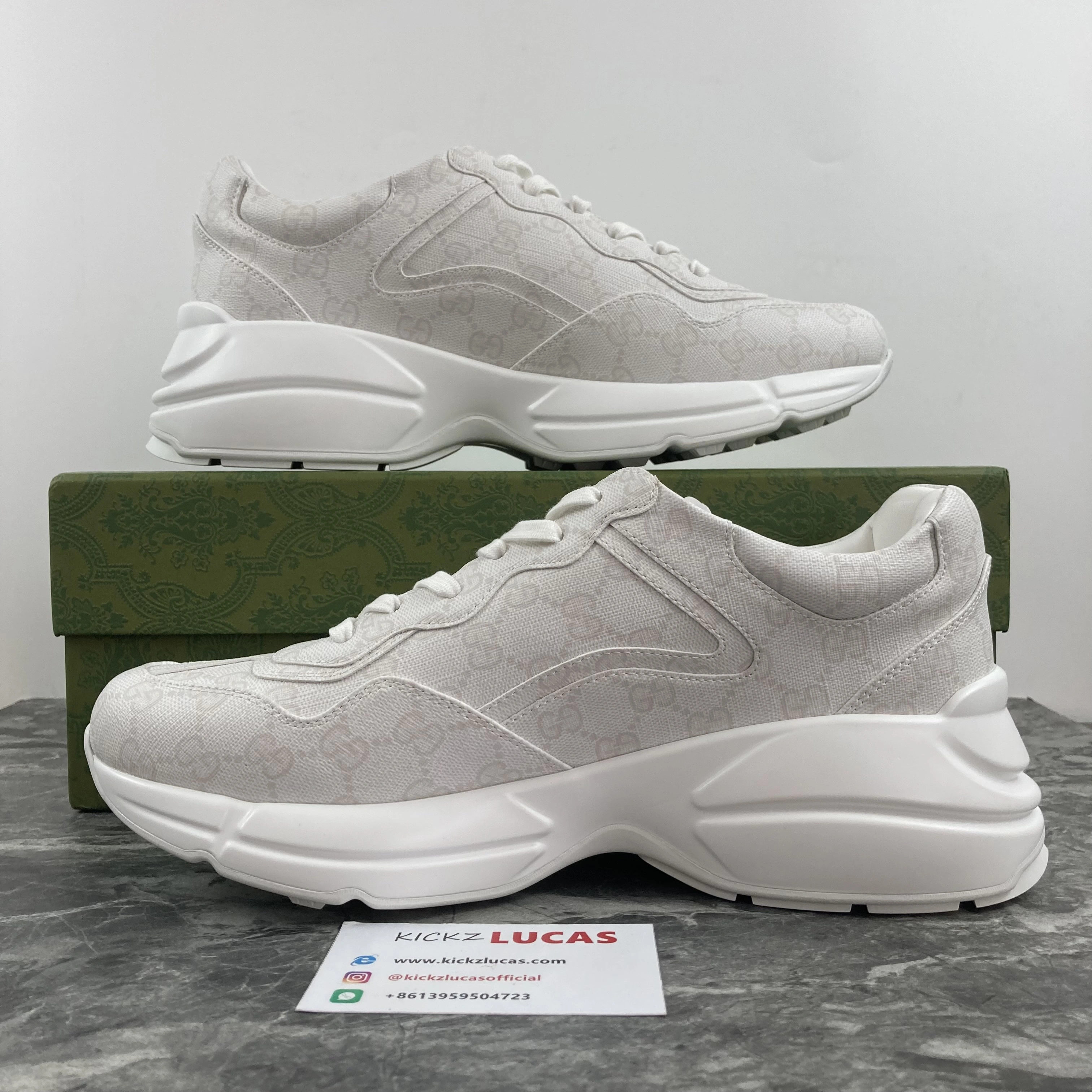Men Women G*ucci Rhyton Top quality Sneaker RR230407- Supportive 3436