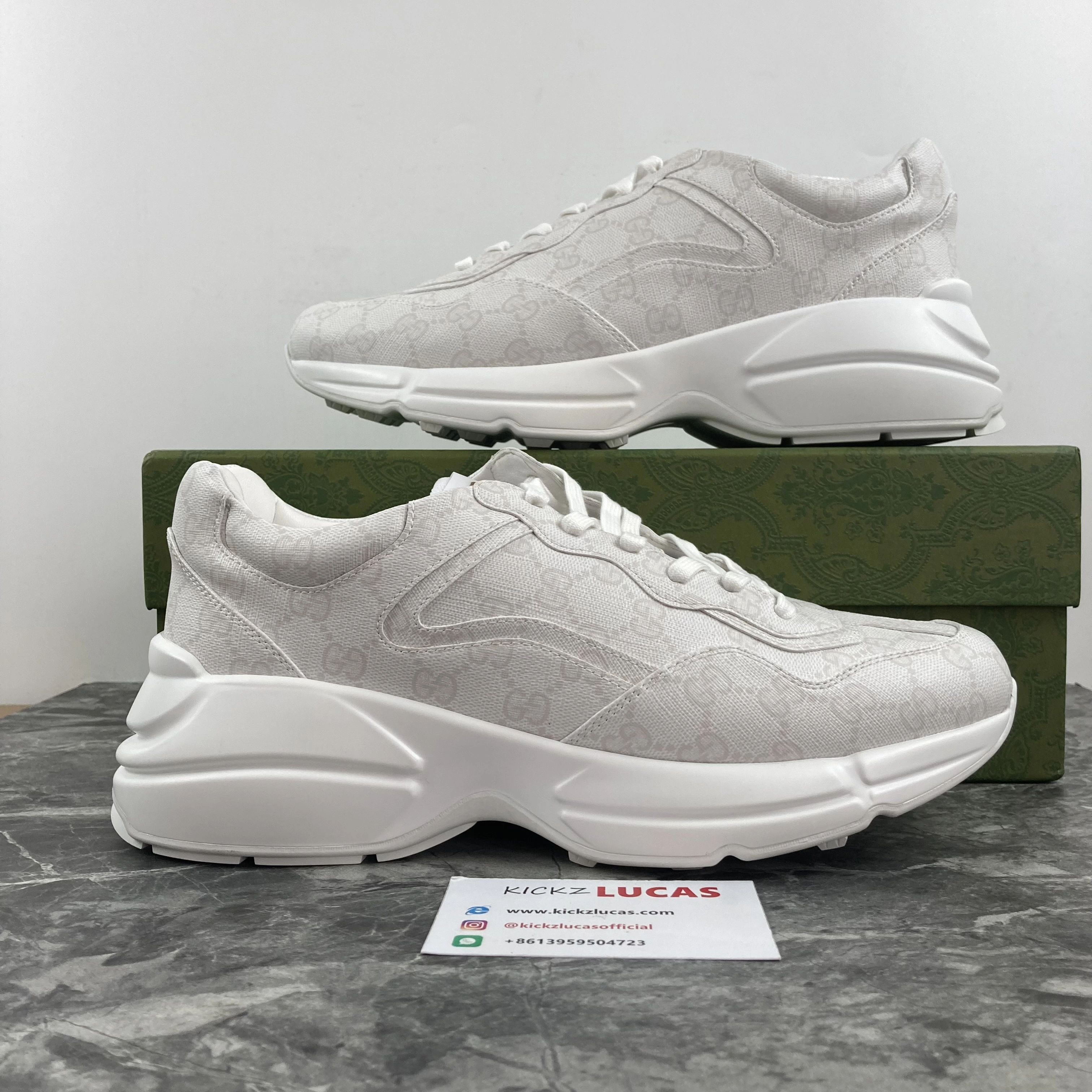 Men Women G*ucci Rhyton Top quality Sneaker RR230407- Supportive 3436