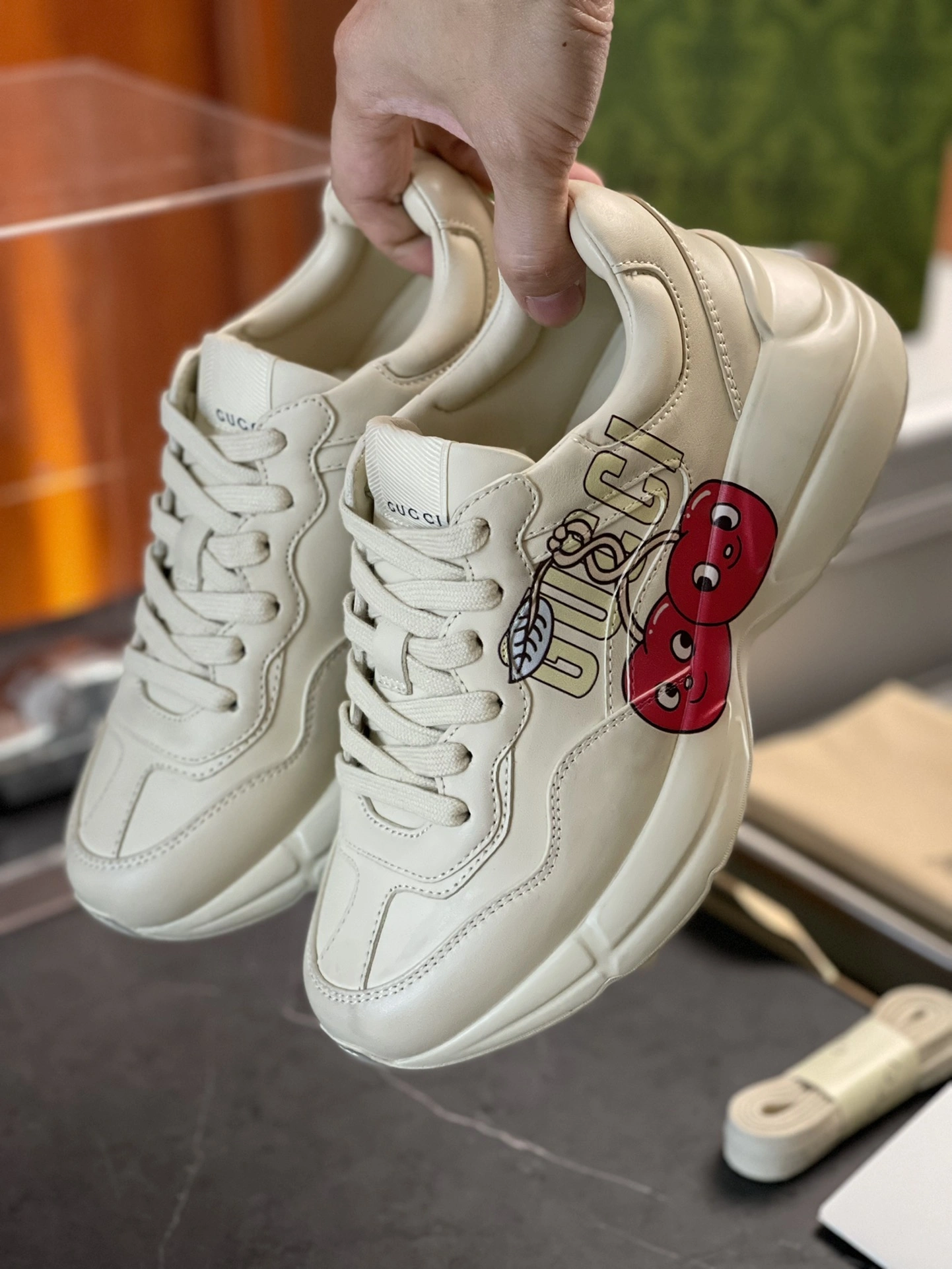 Men Women G*ucci Rhyton Top quality Sneaker RR230407- Sophisticated 3448