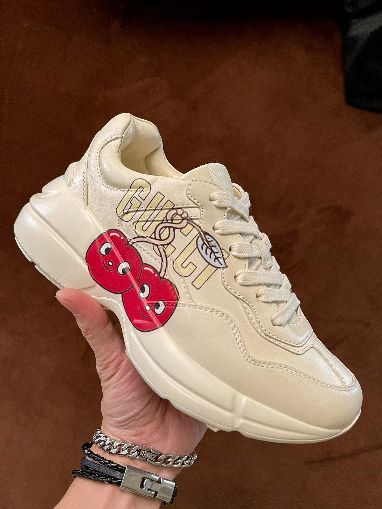Men Women G*ucci Rhyton Top quality Sneaker RR230407- Sophisticated 3448