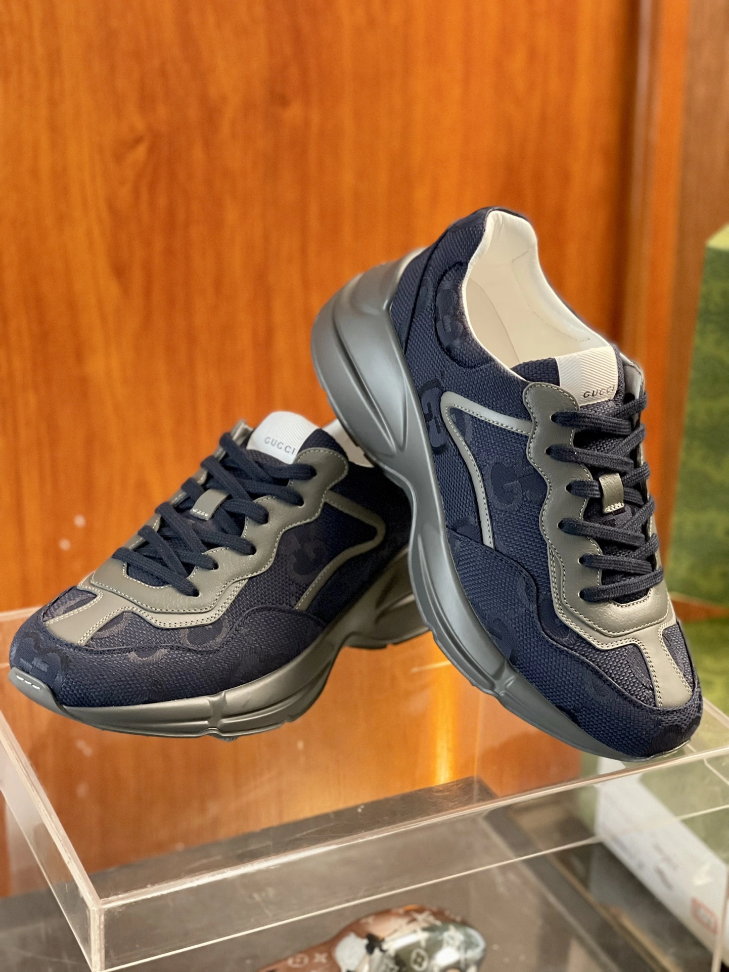 Soft Men Women G*ucci Rhyton Top quality Sneaker RR230407- 3445