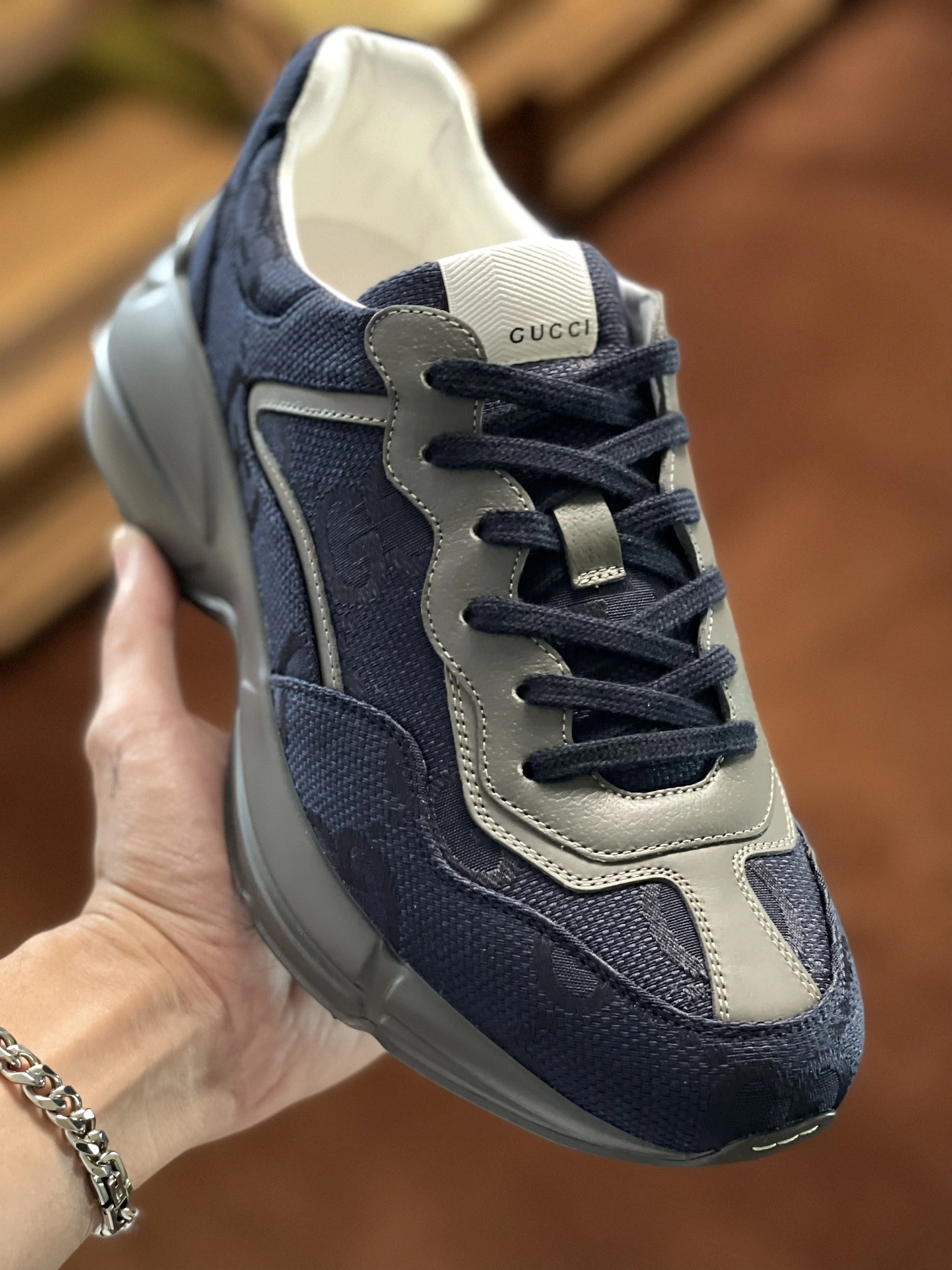 Soft Men Women G*ucci Rhyton Top quality Sneaker RR230407- 3445
