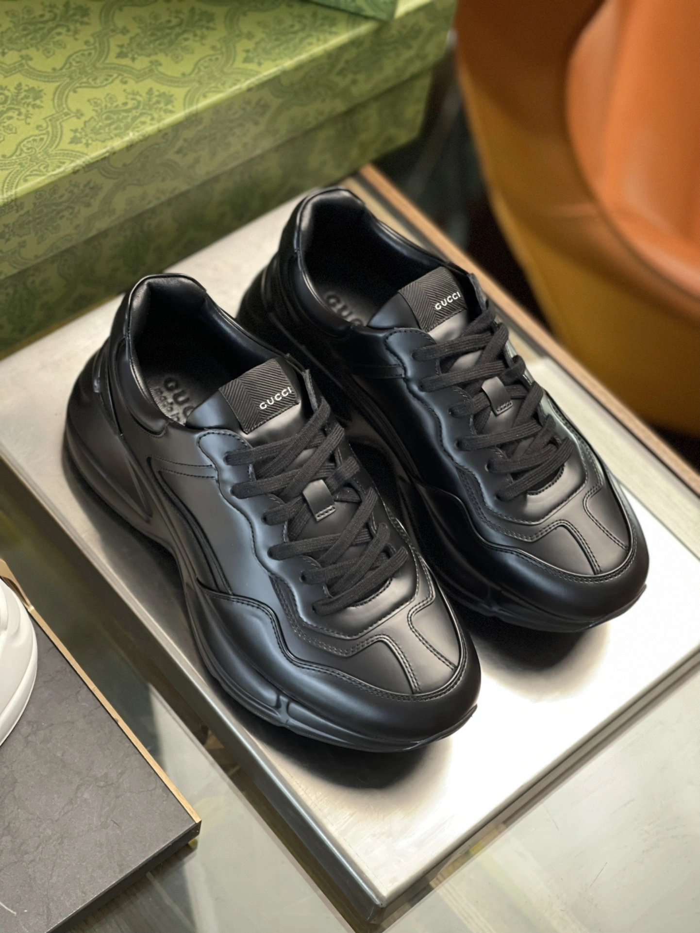 Timeless Men Women G*ucci Rhyton Top quality Sneaker RR230407- 3446