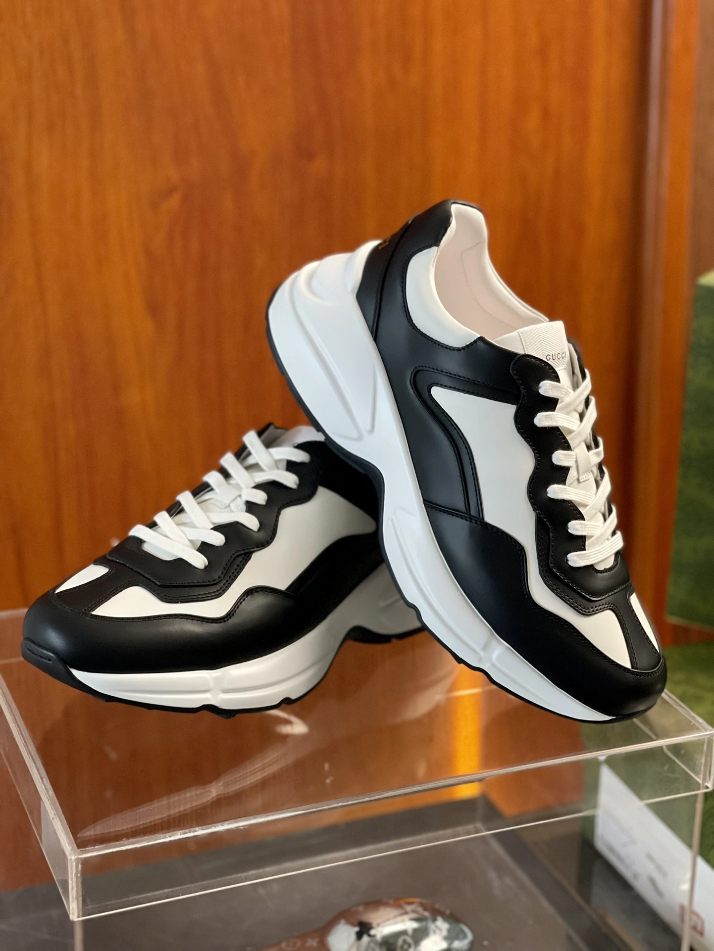 Men Women G*ucci Rhyton Top quality Sneaker RR230407- Bright 3444