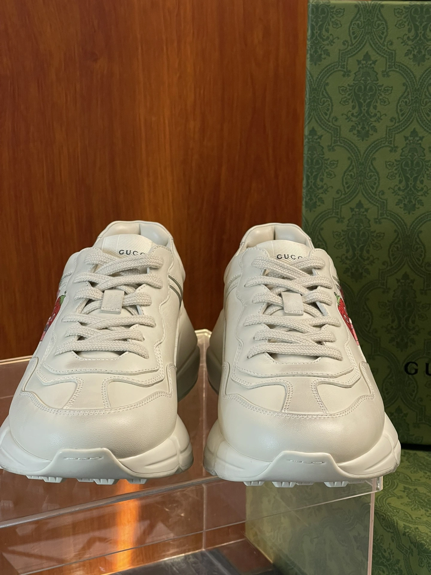 Men Women G*ucci Rhyton Top quality Sneaker RR230407- Flexible 3443