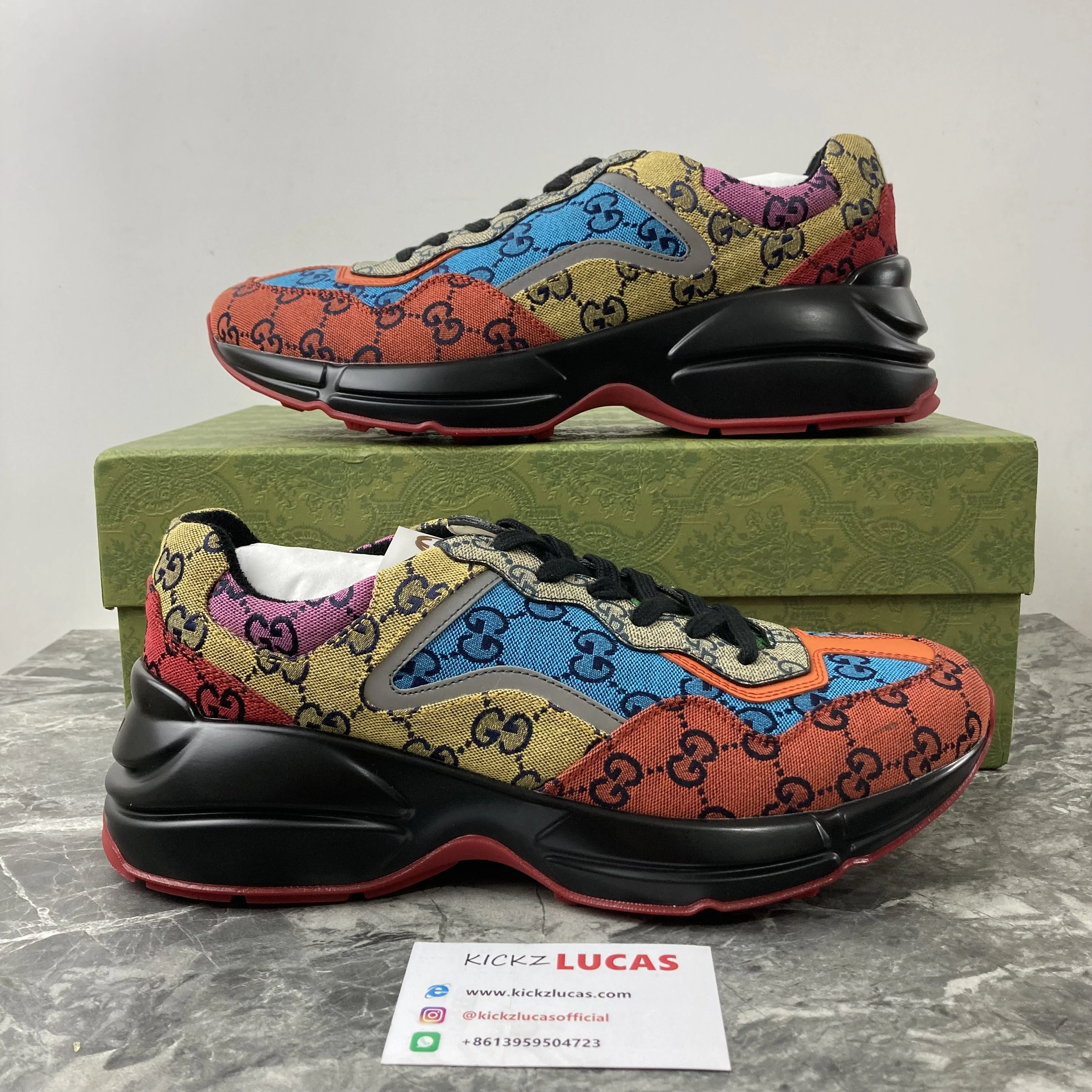TopPick Men Women G*ucci Top Sneaker 221023- 3544