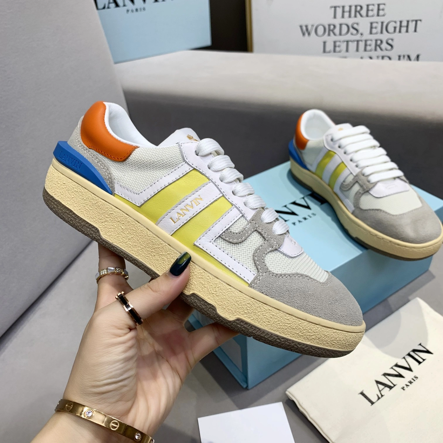 Men Women L*ANVIN Top Sneaker CP230326- Efficient 7100