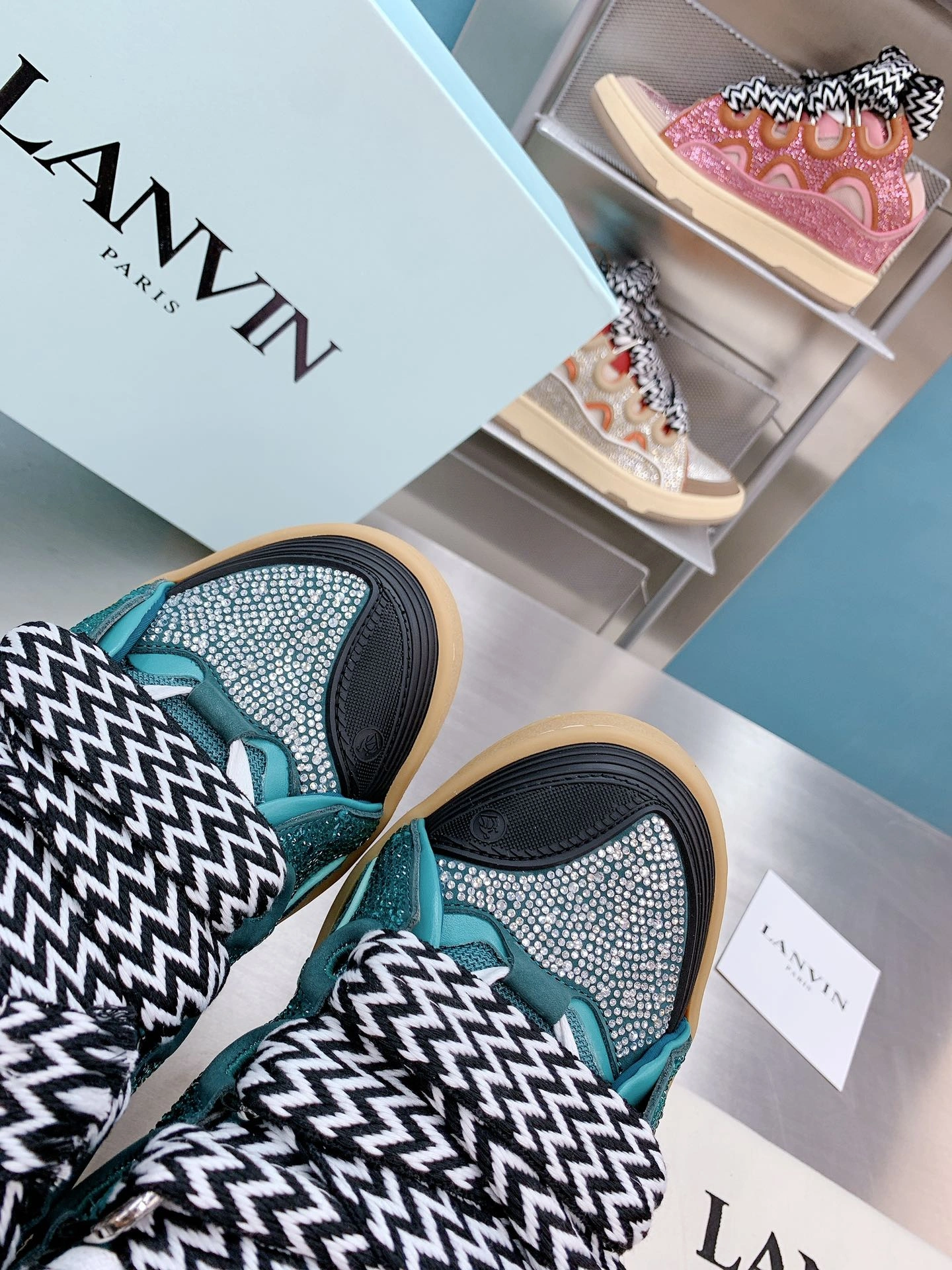 Men Women L*ANVIN Top Sneaker CP230326- Affordable 7111