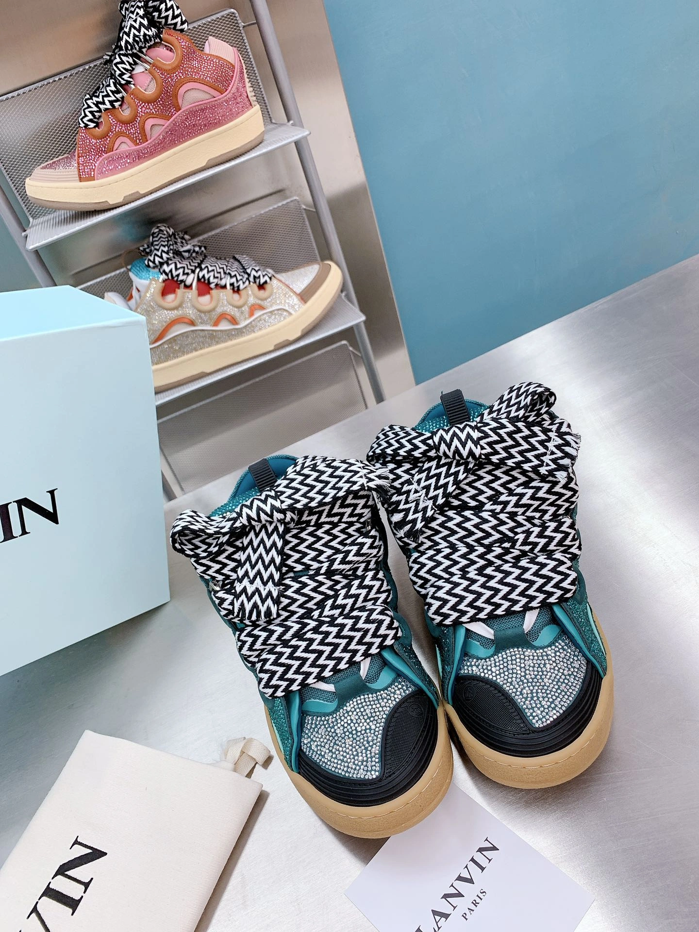 Men Women L*ANVIN Top Sneaker CP230326- Affordable 7111