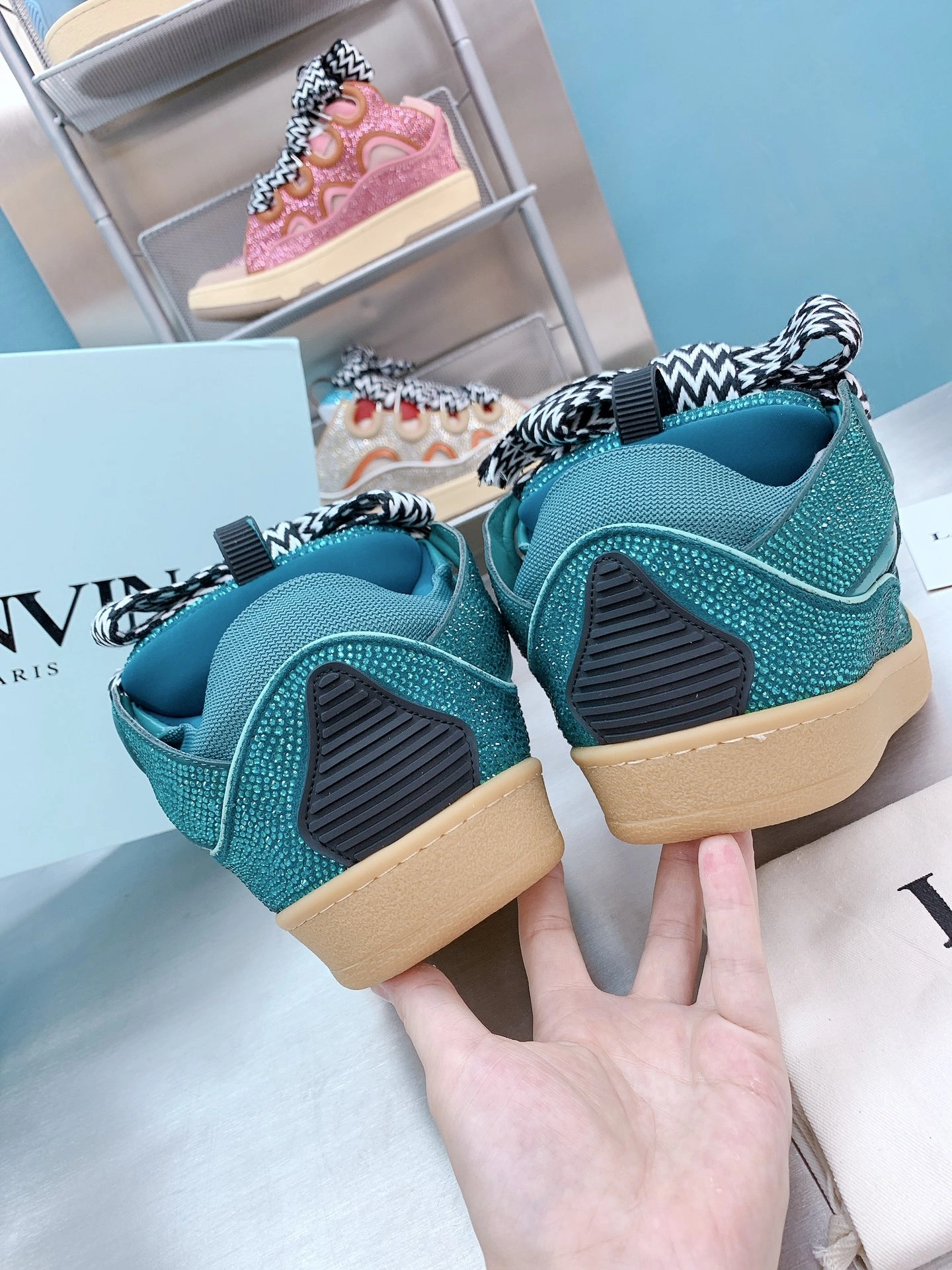 Men Women L*ANVIN Top Sneaker CP230326- Affordable 7111