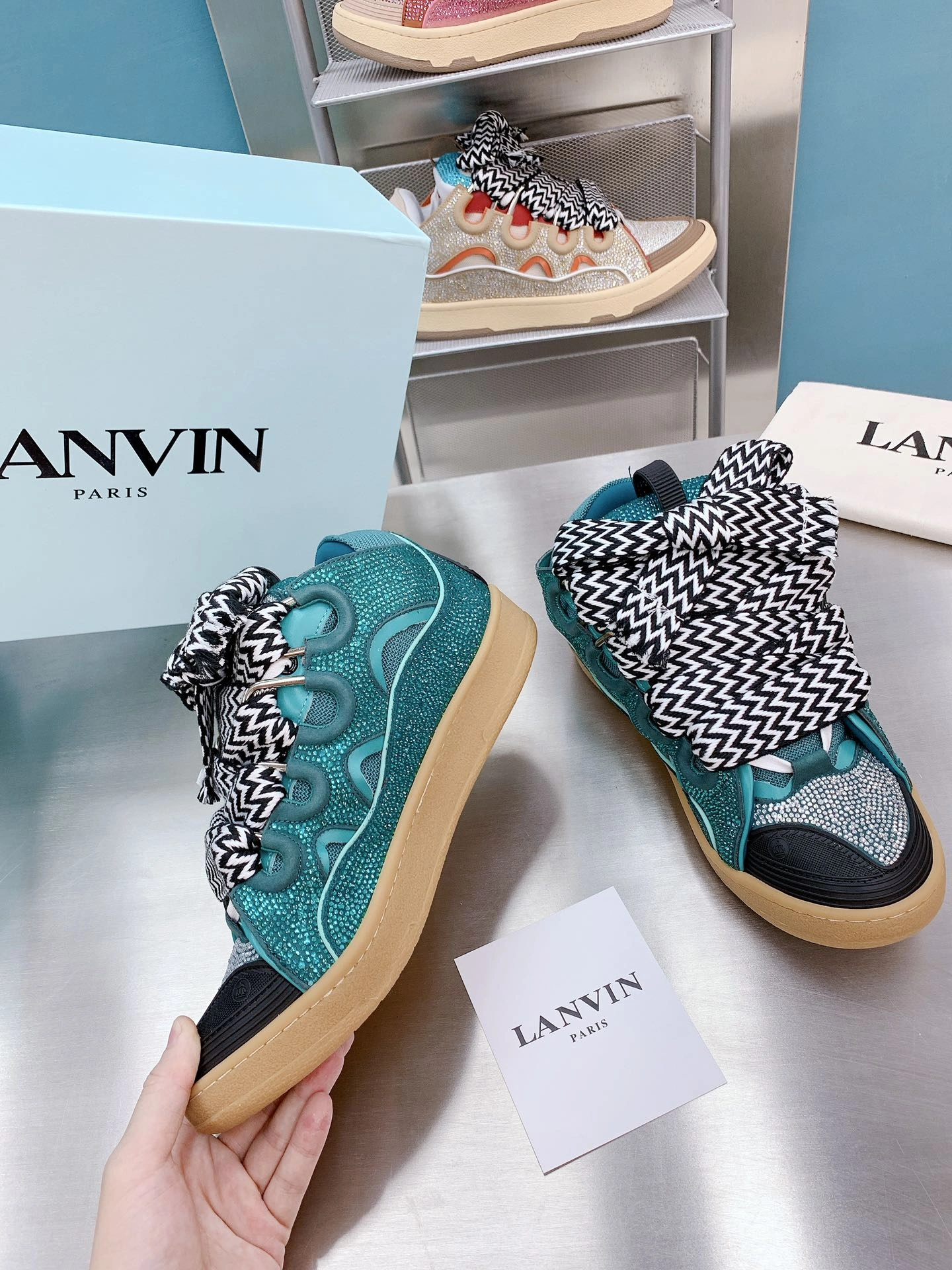 Men Women L*ANVIN Top Sneaker CP230326- Affordable 7111