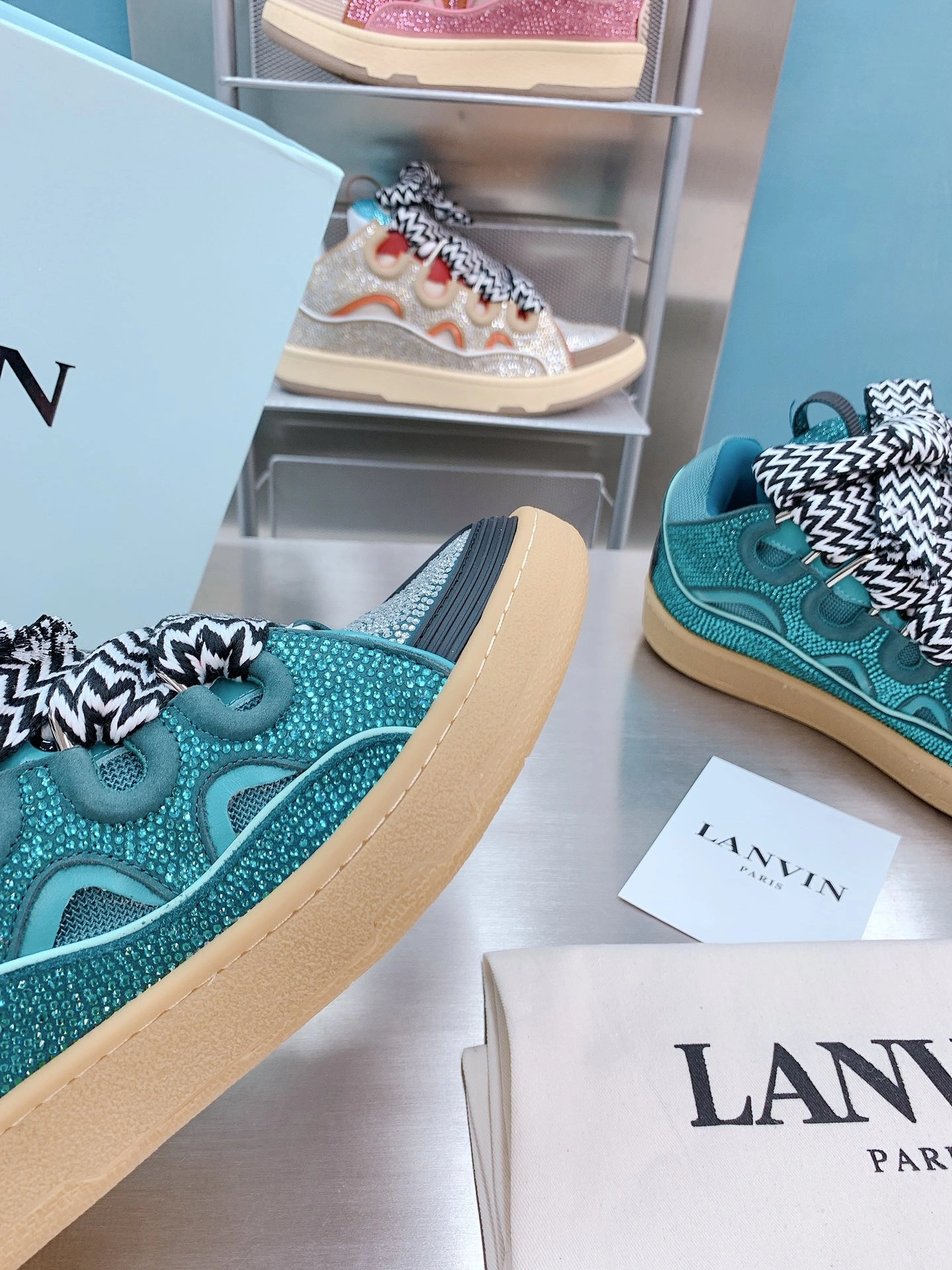 Men Women L*ANVIN Top Sneaker CP230326- Affordable 7111