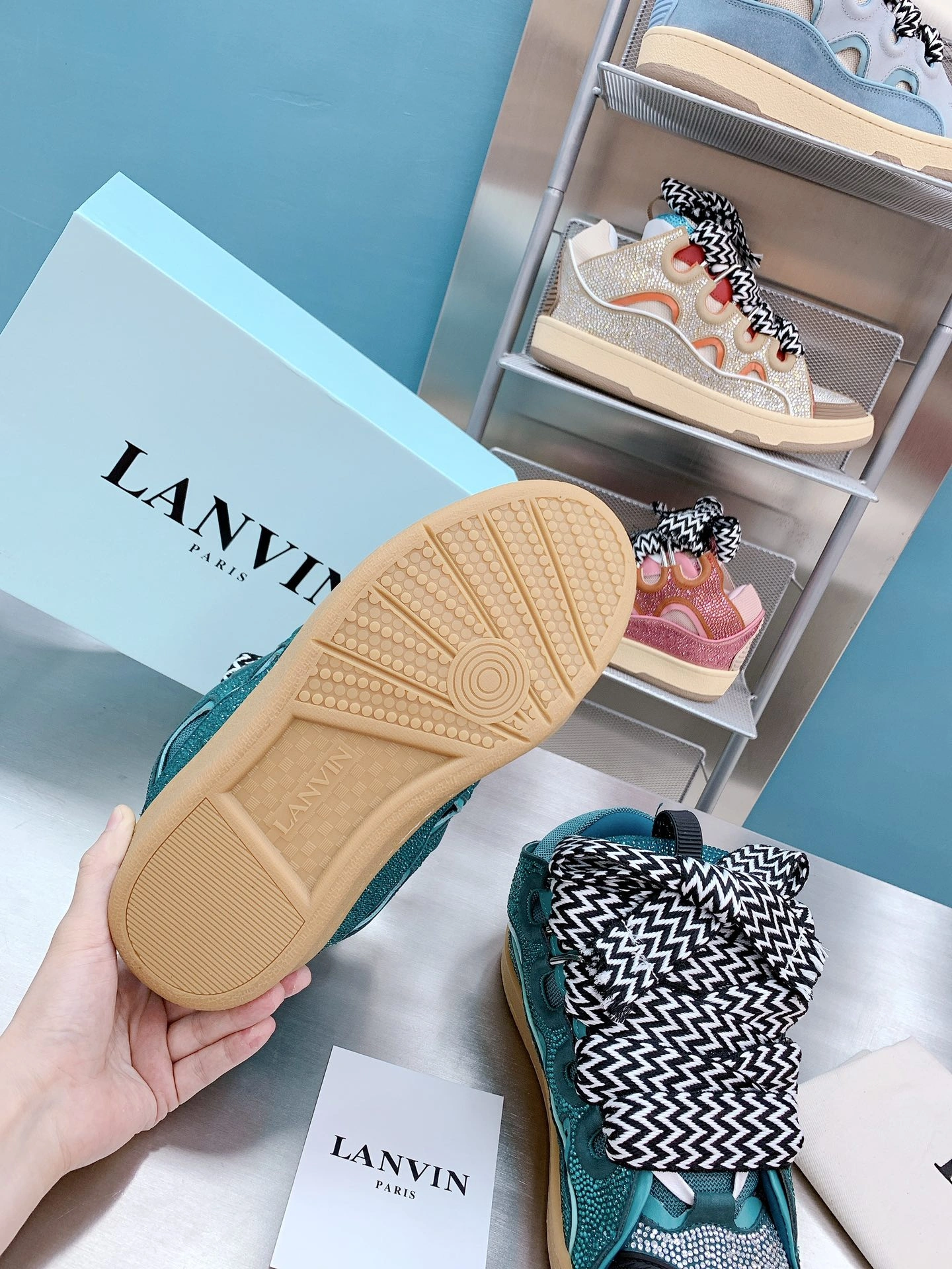 Men Women L*ANVIN Top Sneaker CP230326- Affordable 7111