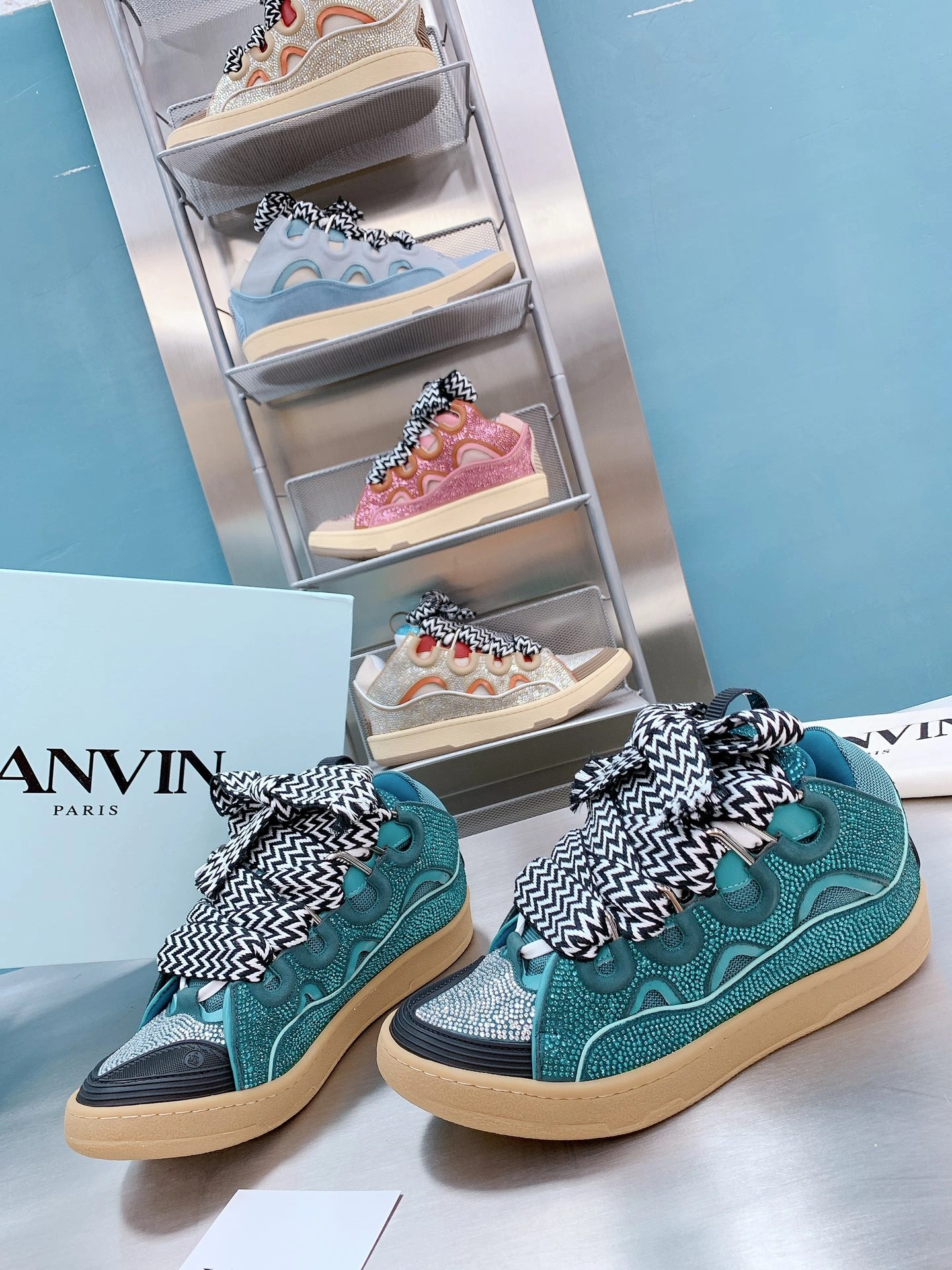 Men Women L*ANVIN Top Sneaker CP230326- Affordable 7111