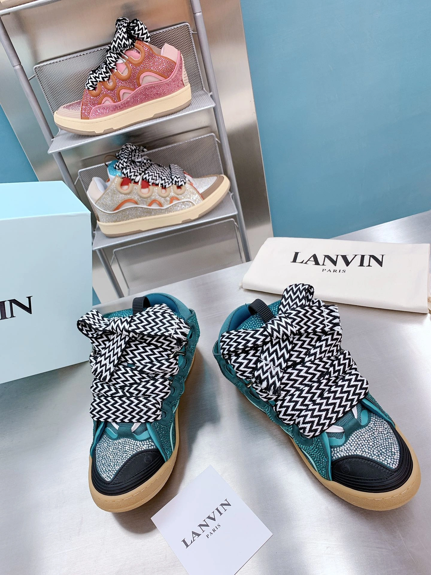 Men Women L*ANVIN Top Sneaker CP230326- Affordable 7111