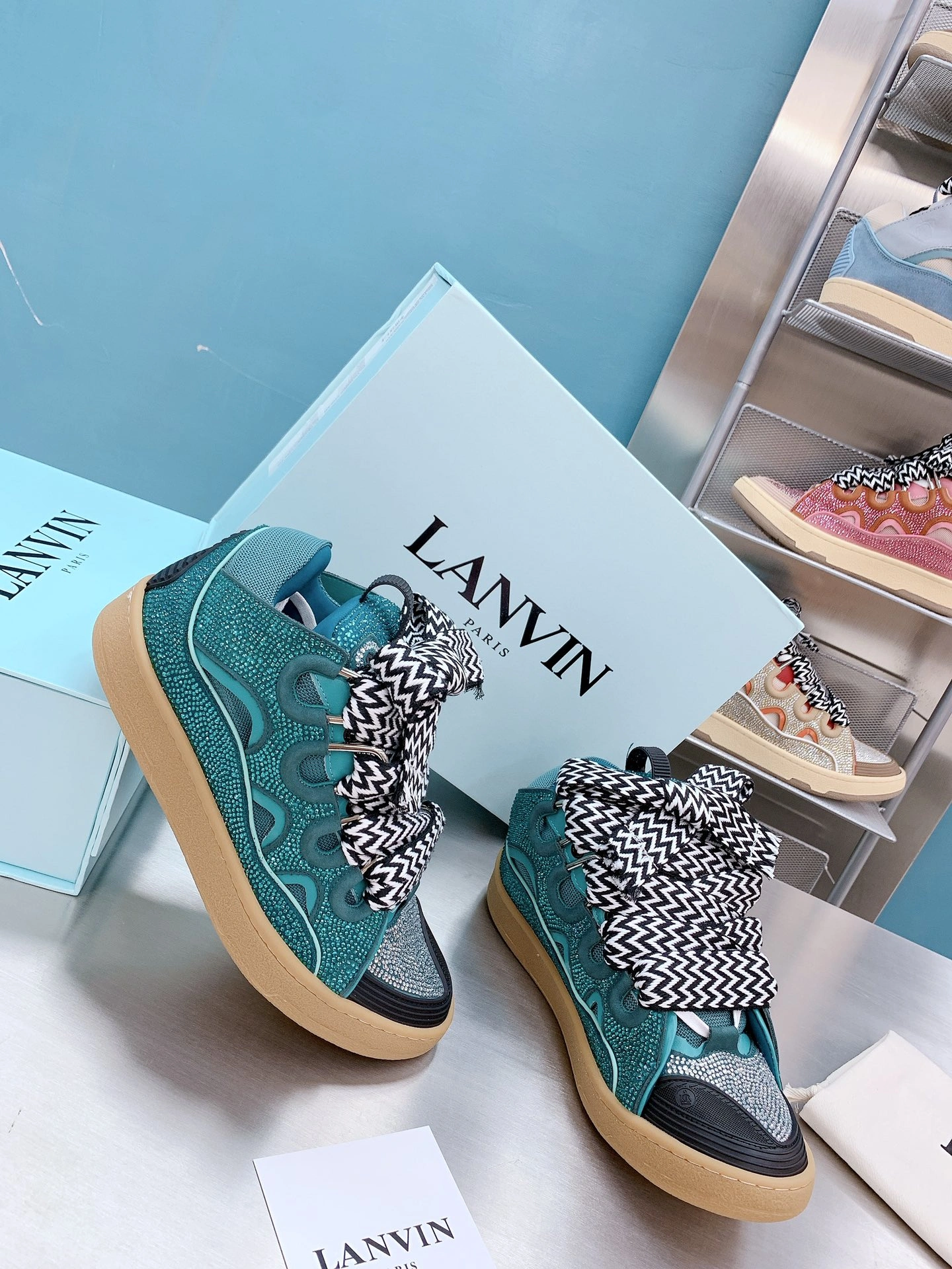 Men Women L*ANVIN Top Sneaker CP230326- Affordable 7111