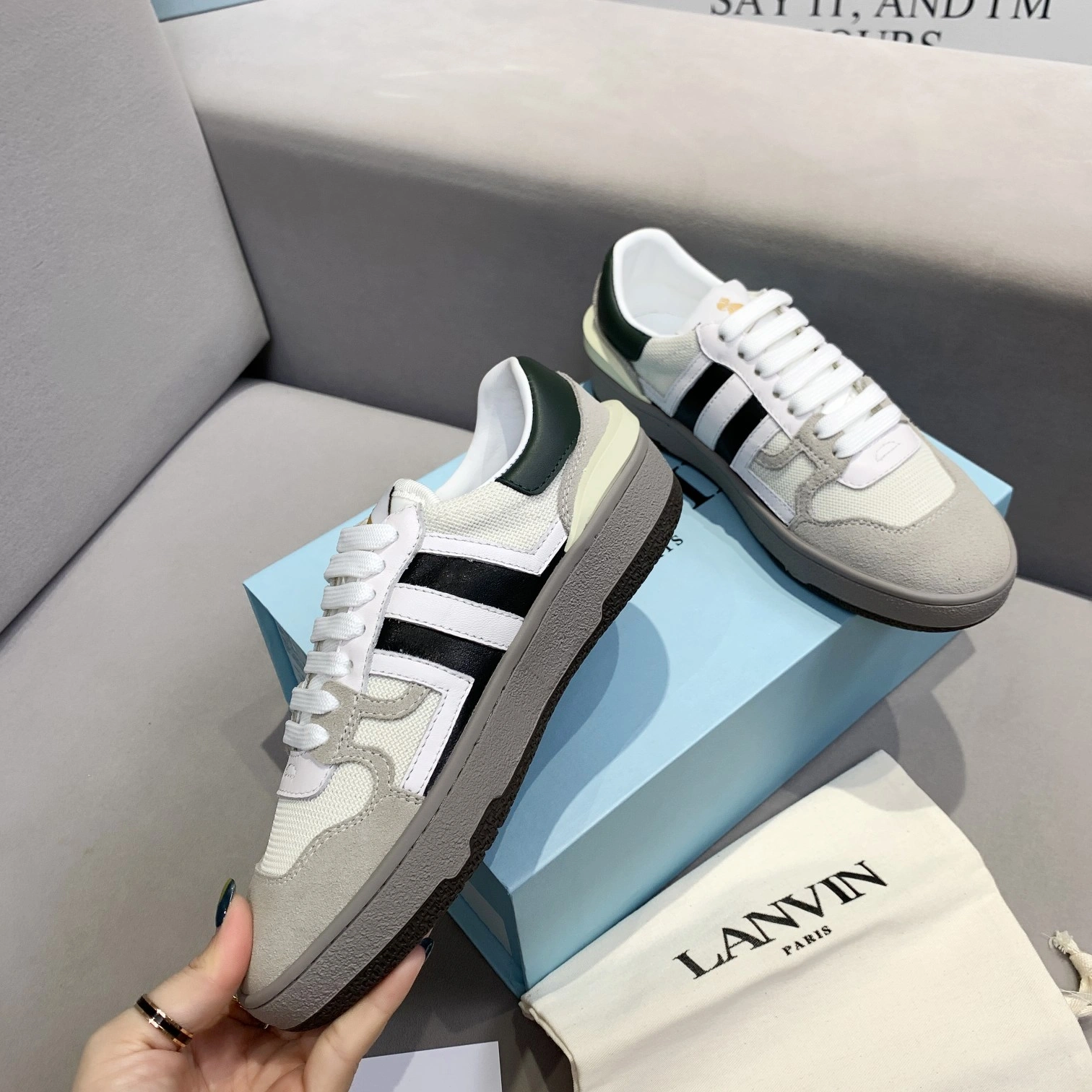 Durable Men Women L*ANVIN Top Sneaker CP230326- 7109