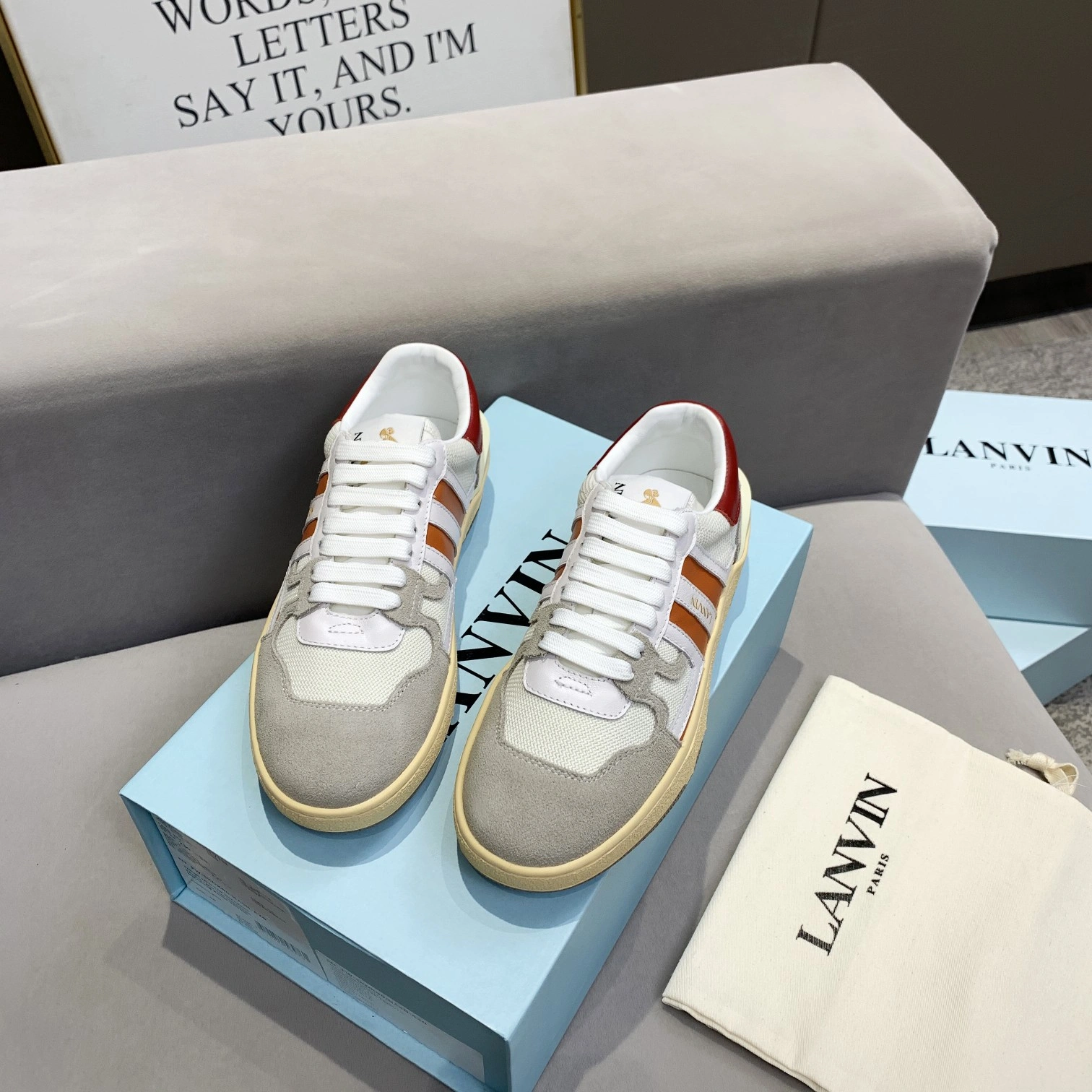 Men Women L*ANVIN Top Sneaker CP230326- Affordable 7108