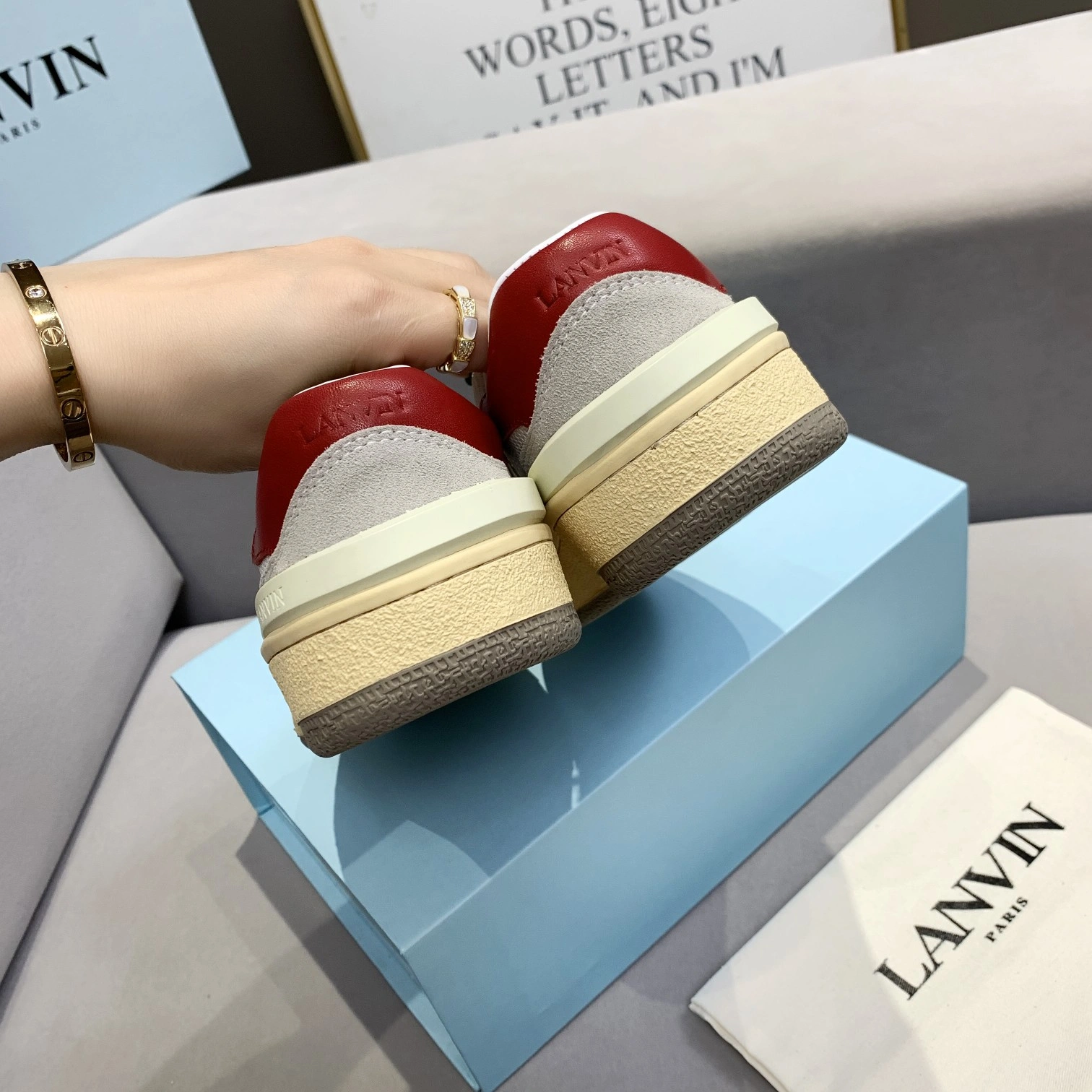 Men Women L*ANVIN Top Sneaker CP230326- Affordable 7108