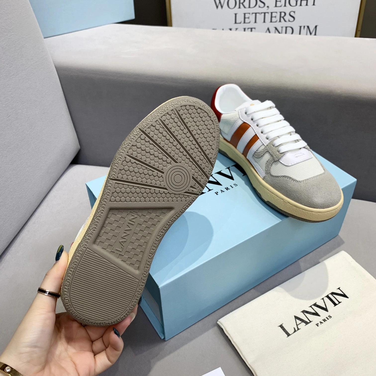 Men Women L*ANVIN Top Sneaker CP230326- Affordable 7108