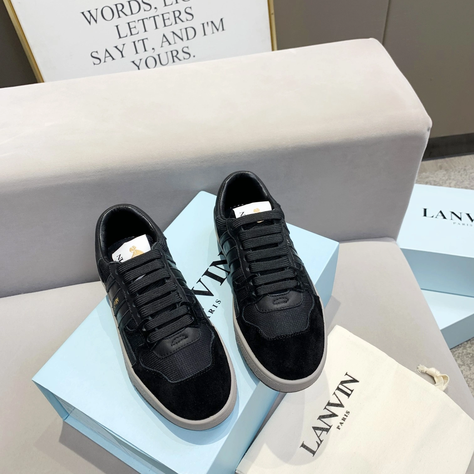 Attractive Men Women L*ANVIN Top Sneaker CP230326- 7105