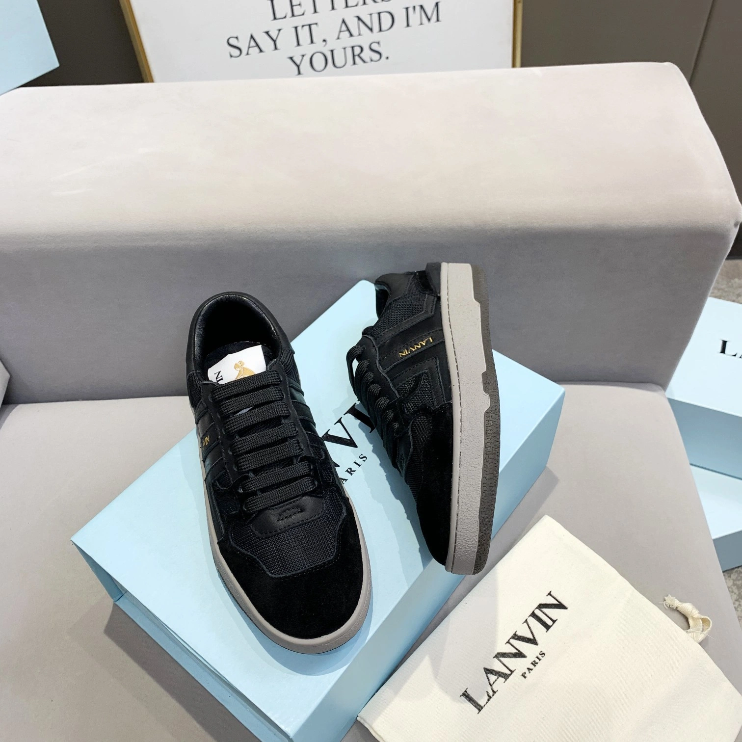 Attractive Men Women L*ANVIN Top Sneaker CP230326- 7105