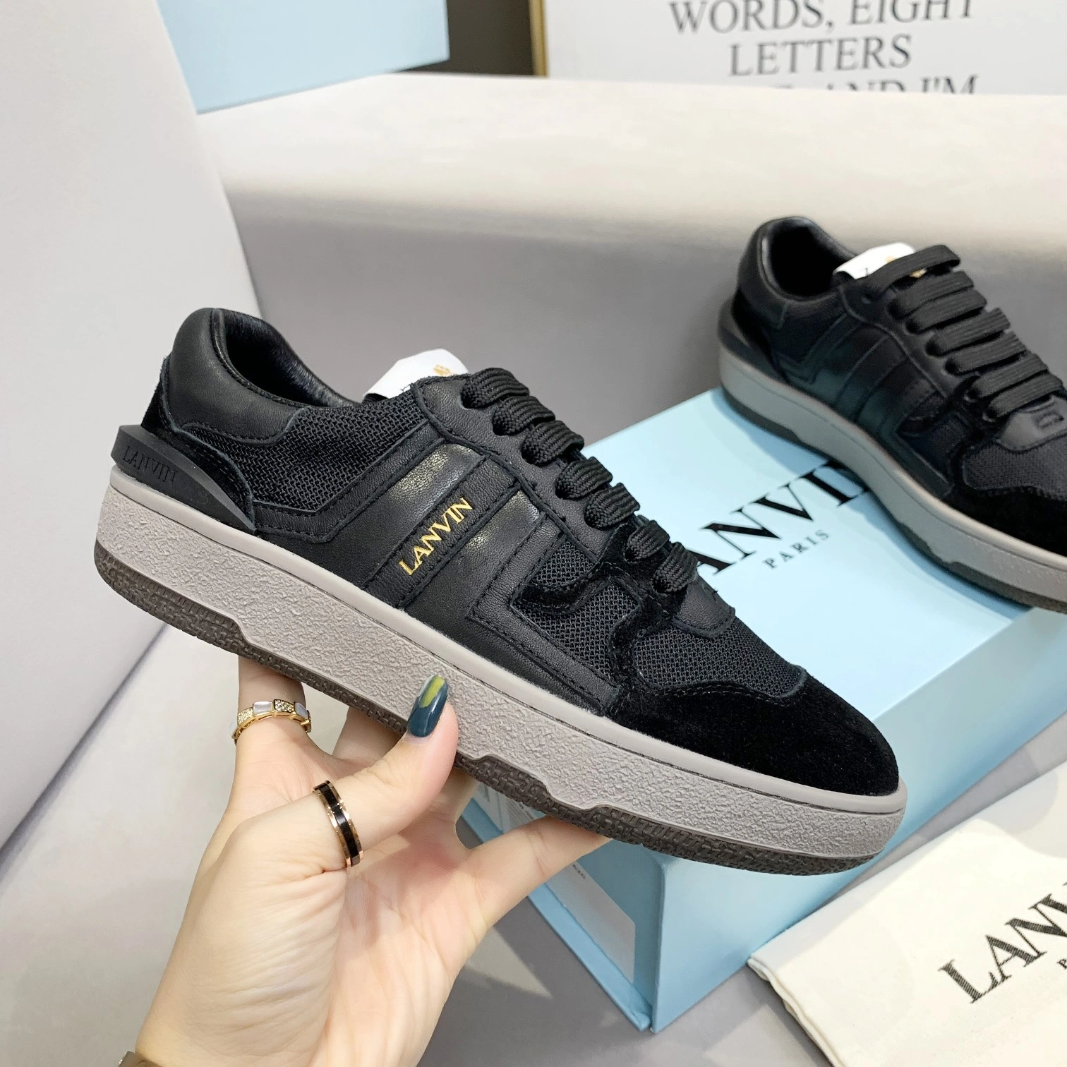 Attractive Men Women L*ANVIN Top Sneaker CP230326- 7105