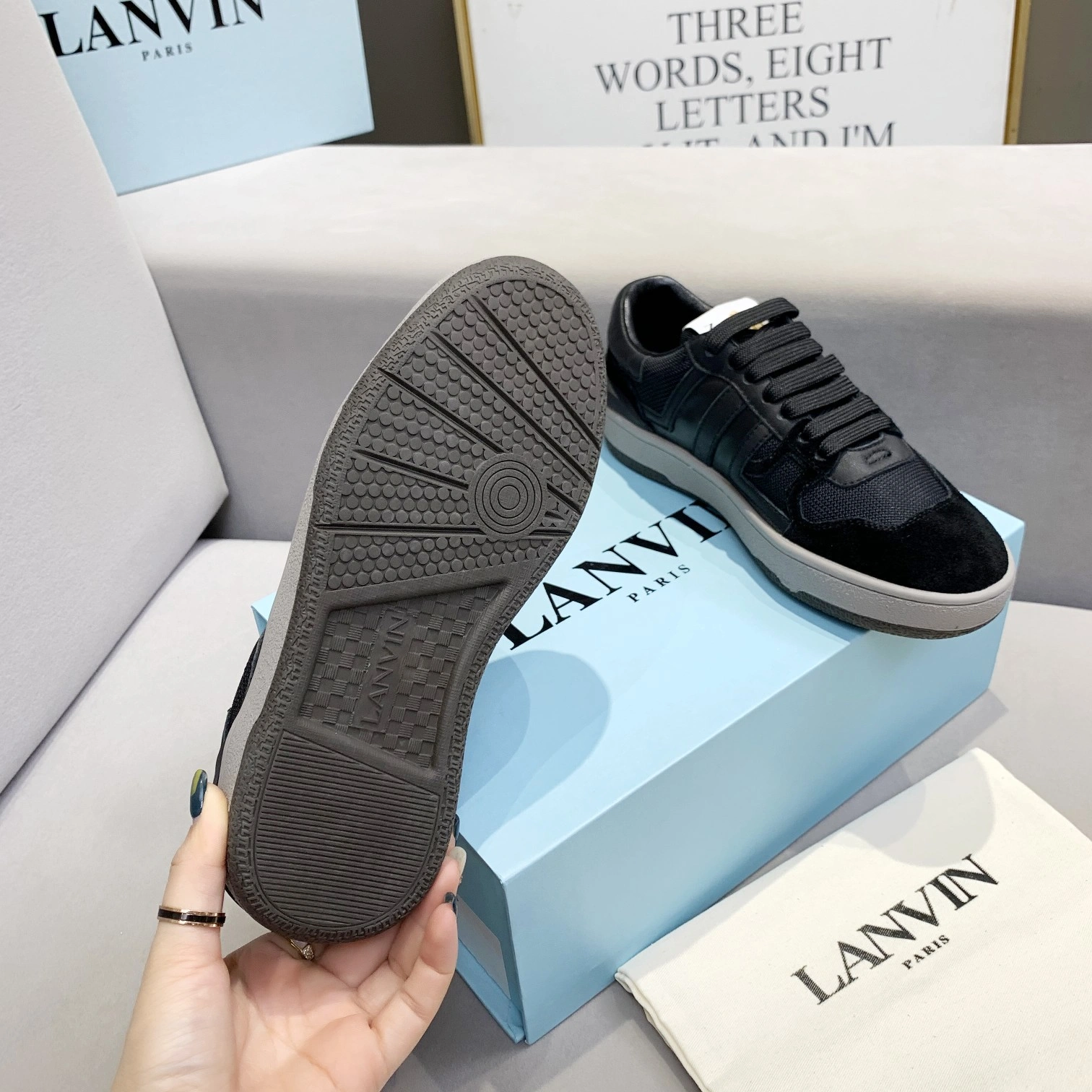Attractive Men Women L*ANVIN Top Sneaker CP230326- 7105