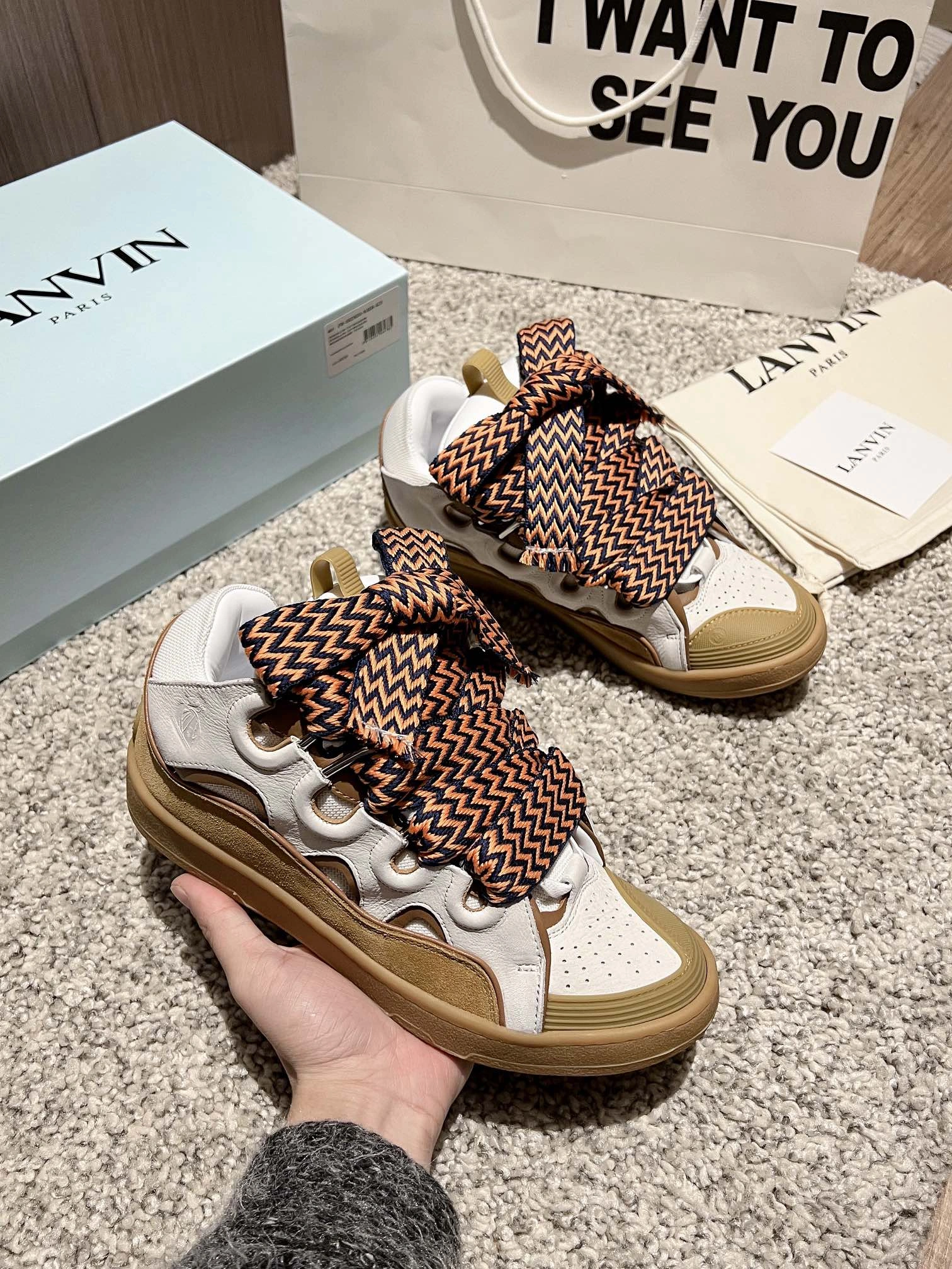 Men Women L*ANVIN Top Sneaker CP230329- Colorful 7082
