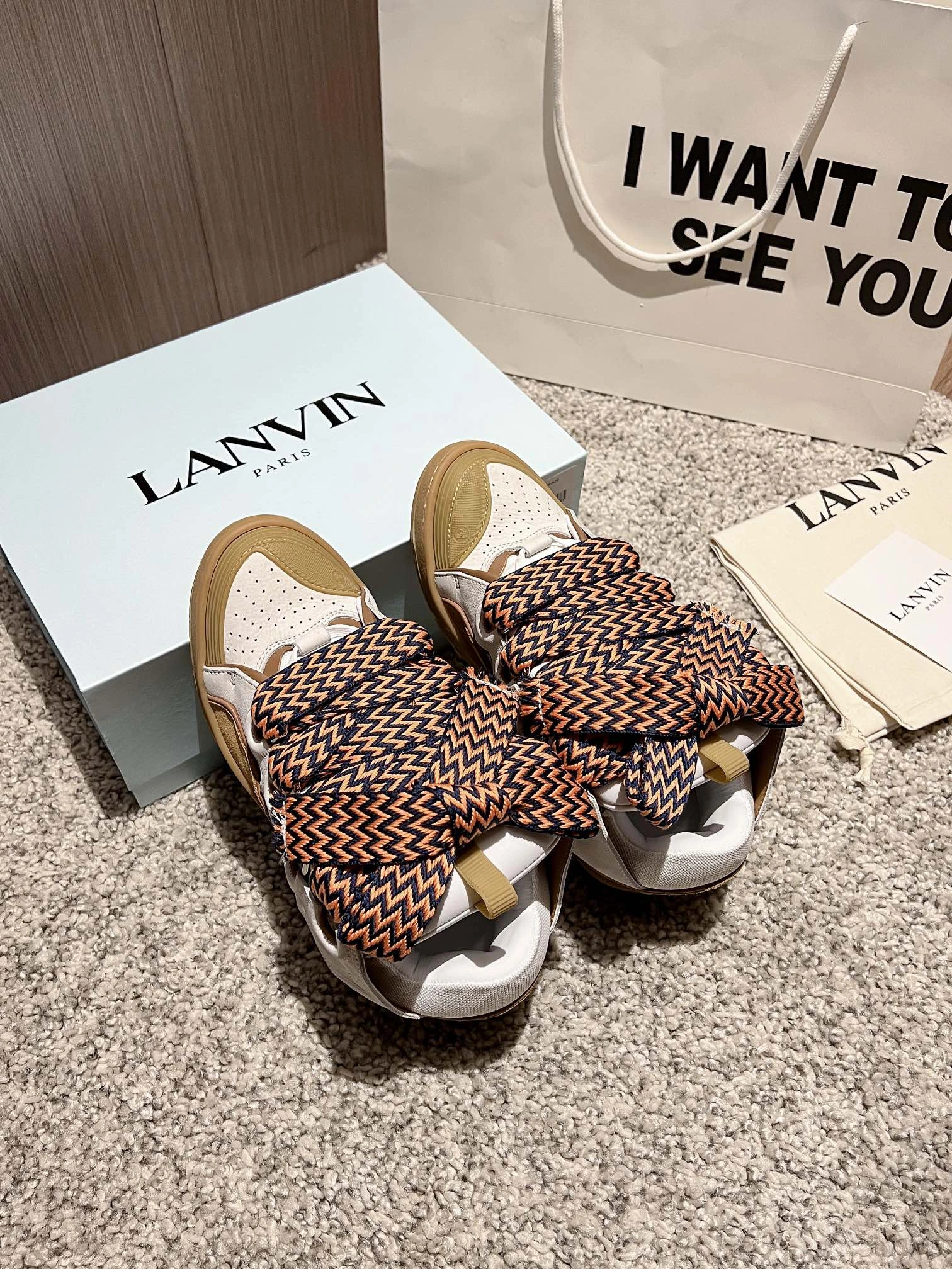 Men Women L*ANVIN Top Sneaker CP230329- Colorful 7082