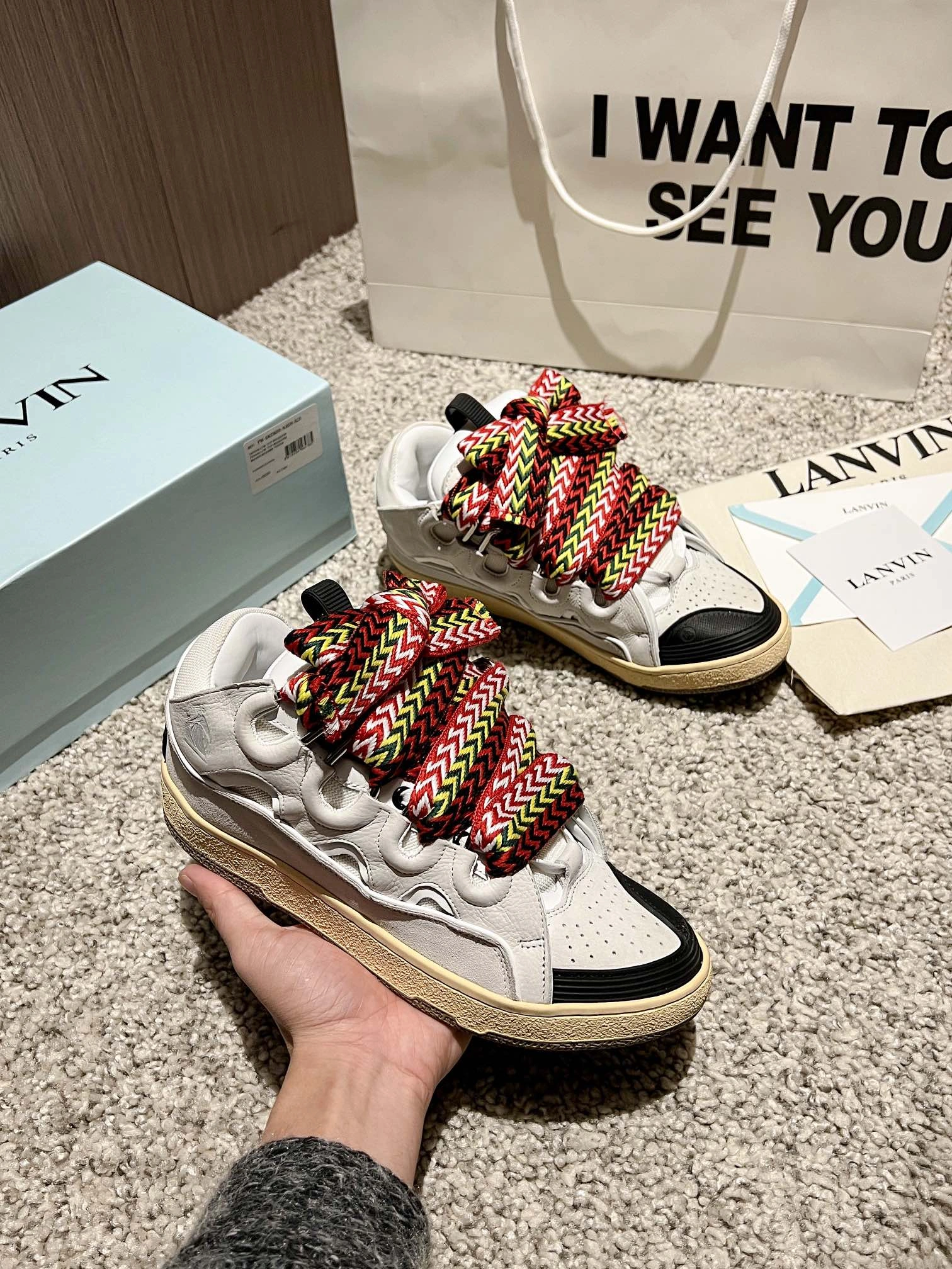 Men Women L*ANVIN Top Sneaker CP230329- Durable 7091
