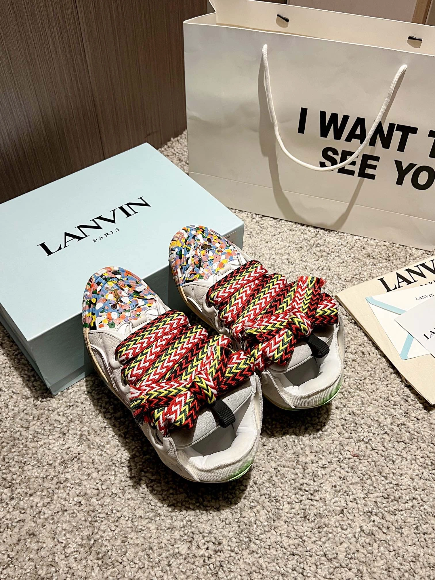 Men Women L*ANVIN Top Sneaker CP230329- Colorful 7062