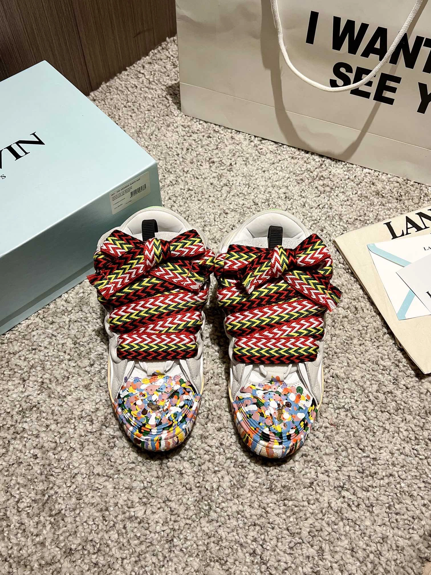 Men Women L*ANVIN Top Sneaker CP230329- Colorful 7062
