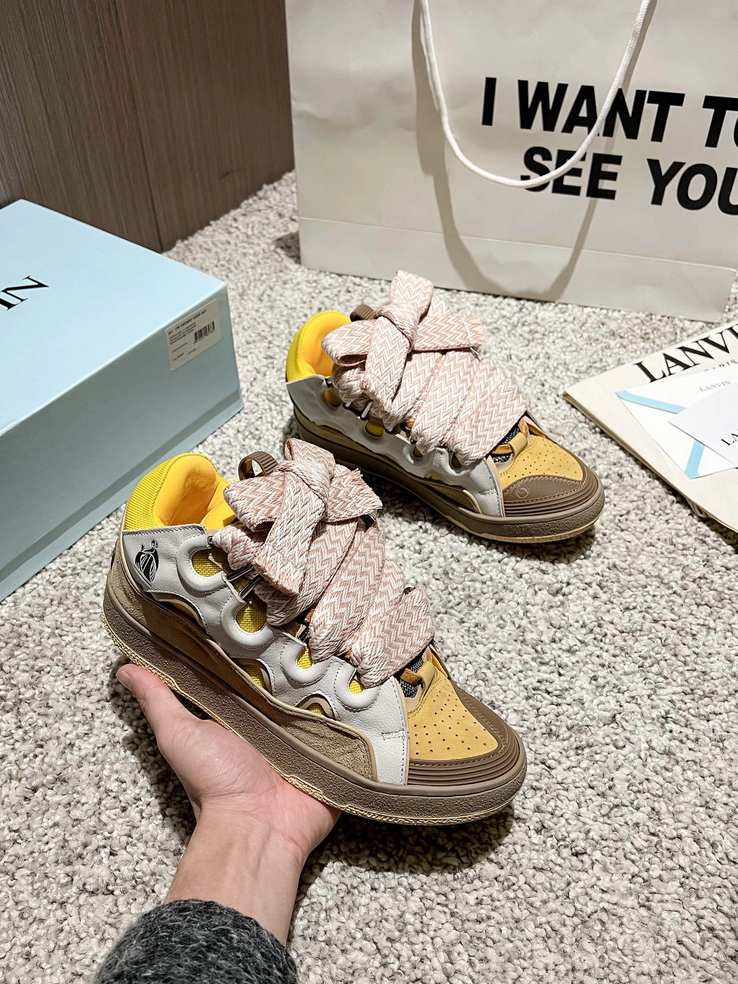 Men Women L*ANVIN Top Sneaker CP230329- SmoothTexture 7085