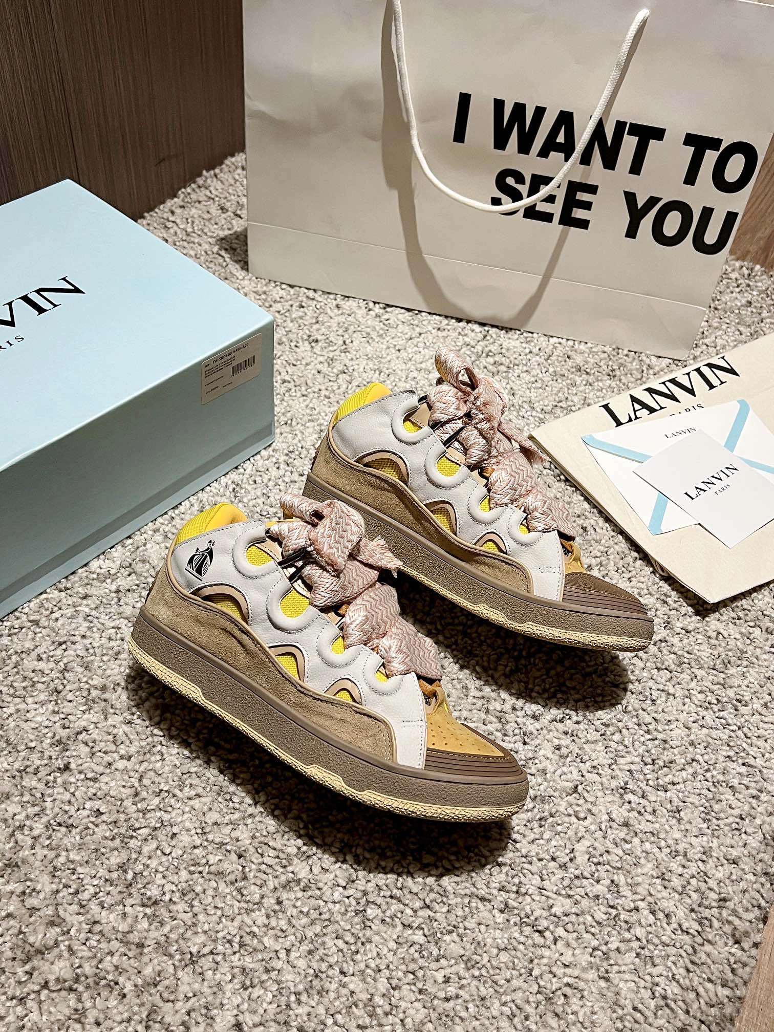 Men Women L*ANVIN Top Sneaker CP230329- SmoothTexture 7085